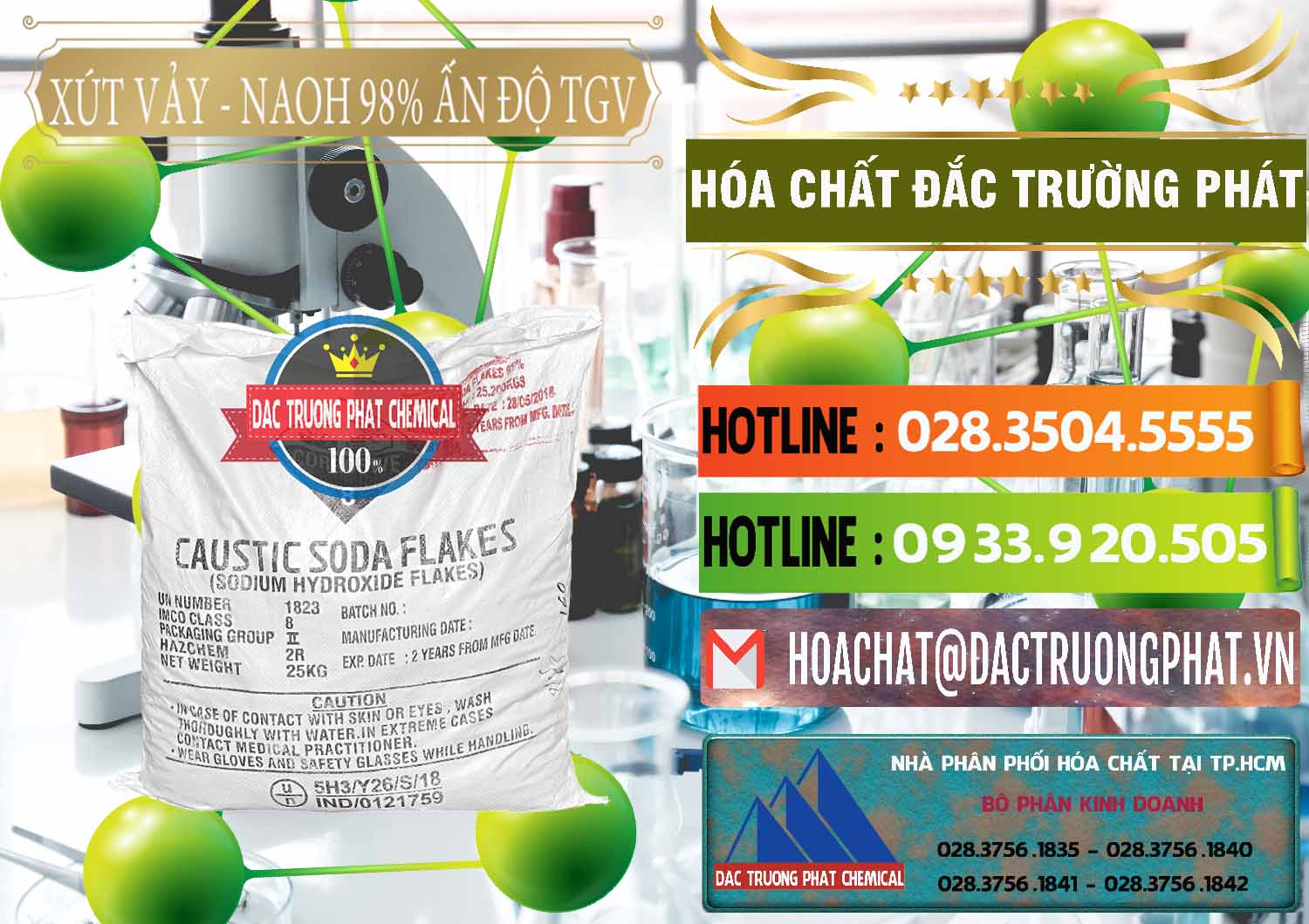 Cty cung cấp Œ bán hóa chất Natri Hidroxit Rắn Þ Caustic Soda Flakes 98% TGV Ấn Độ India Nơi kinh doanh và bán Xút Vảy - NaOH Vảy 98% TGV Ấn Độ India - 0169 - Nhà nhập khẩu - cung cấp hóa chất tại TP.HCM - cungcaphoachat.com.vn