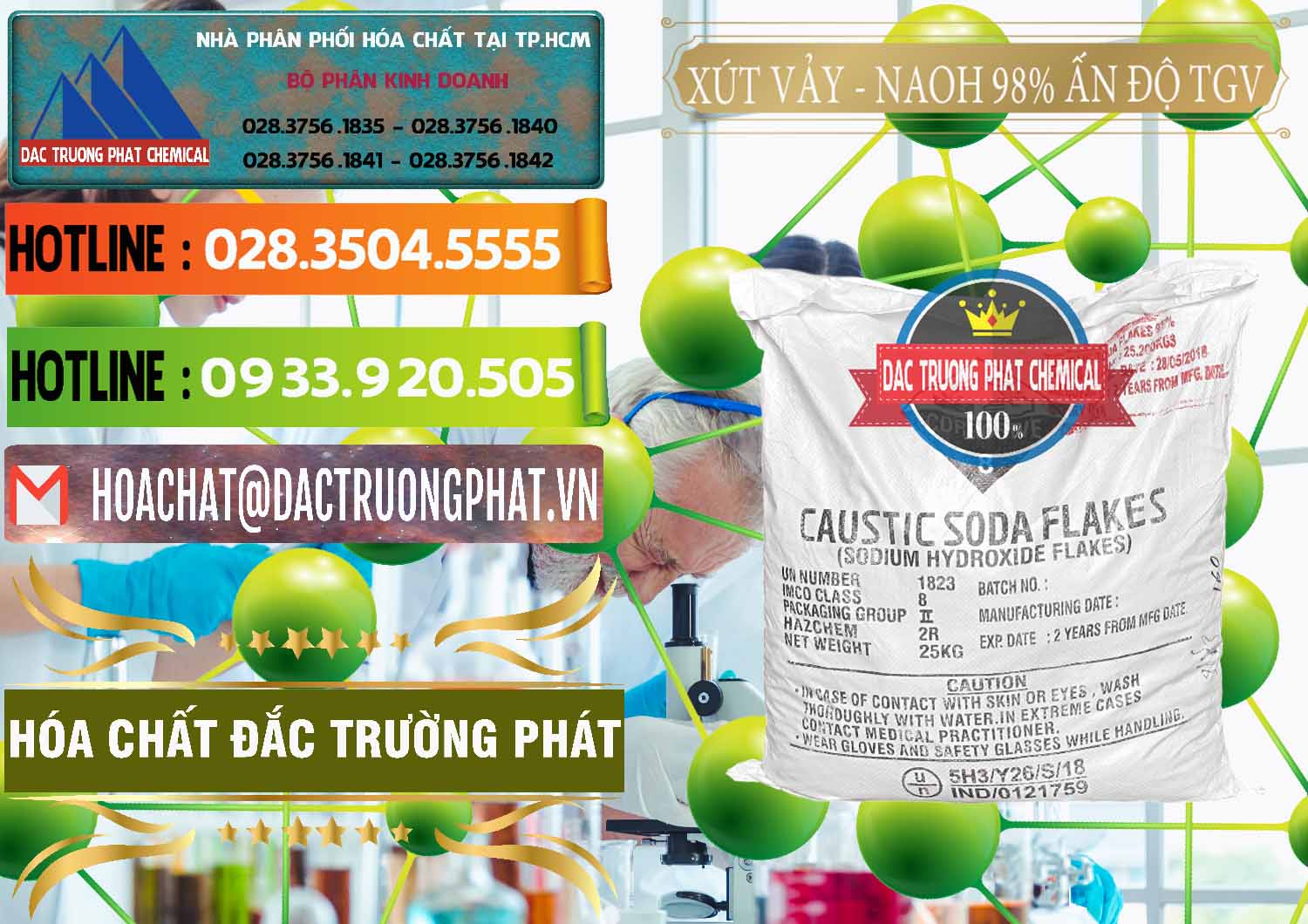 Địa chỉ cung ứng © bán Sodium Hidroxit Flakes * Xút Vảy 98% TGV Ấn Độ India tại Tiền Giang Công ty chuyên cung cấp - bán Xút Vảy - NaOH Vảy 98% TGV Ấn Độ India - 0169 - Cty chuyên kinh doanh ( phân phối ) hóa chất tại TP.HCM - cungcaphoachat.com.vn