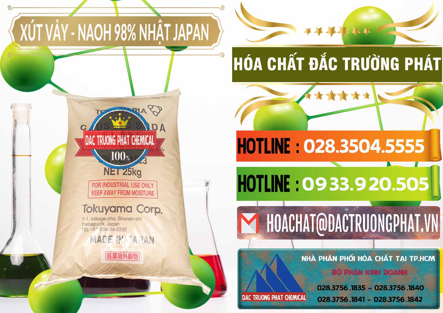 Cty chuyên cung ứng & bán Xút Vảy - NaOH Vảy 98% Tokuyama Nhật Bản Japan - 0173 - Nơi chuyên cung ứng - phân phối hóa chất tại TP.HCM - cungcaphoachat.com.vn