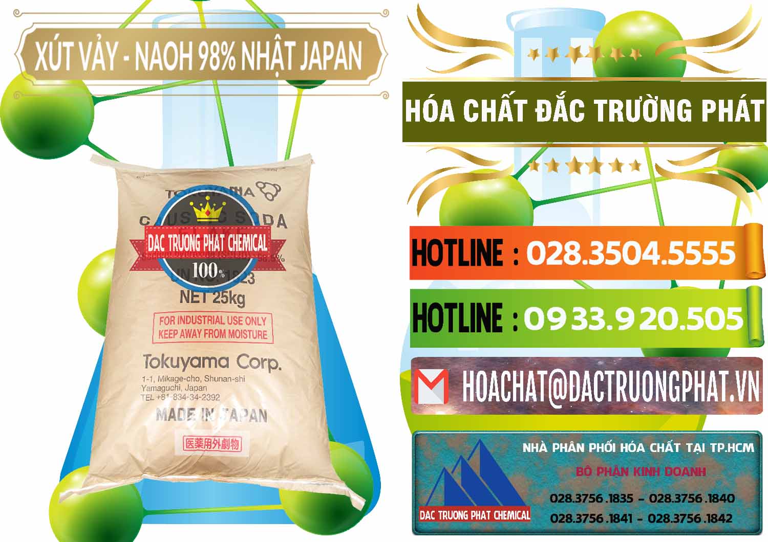 Đơn vị nhập khẩu ( bán ) Xút Vảy - NaOH Vảy 98% Tokuyama Nhật Bản Japan - 0173 - Công ty chuyên cung cấp _ bán hóa chất tại TP.HCM - cungcaphoachat.com.vn