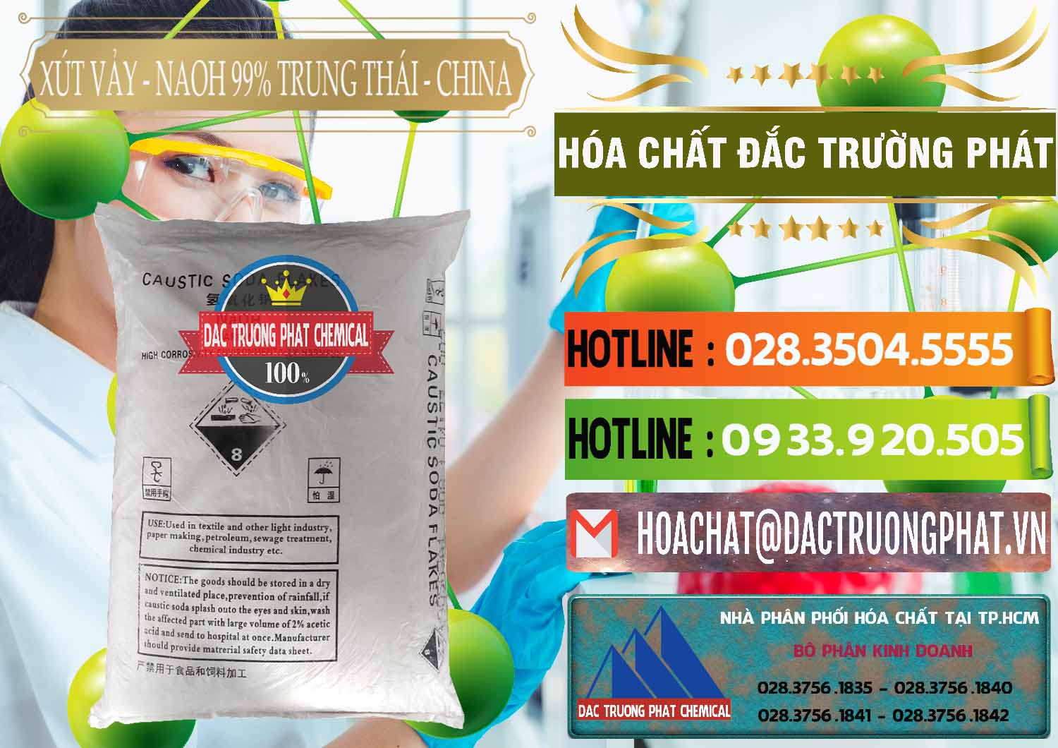 Nơi chuyên bán _ cung ứng Xút Vảy - NaOH Vảy 99% Trung Thái China Trung Quốc - 0176 - Đơn vị chuyên bán _ cung cấp hóa chất tại TP.HCM - cungcaphoachat.com.vn