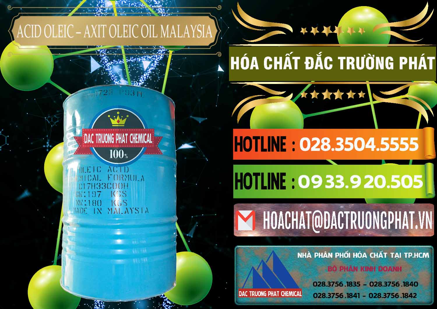 Cty cung ứng - bán Acid Oleic – Axit Oleic Oil Malaysia - 0013 - Công ty chuyên kinh doanh & phân phối hóa chất tại TP.HCM - cungcaphoachat.com.vn