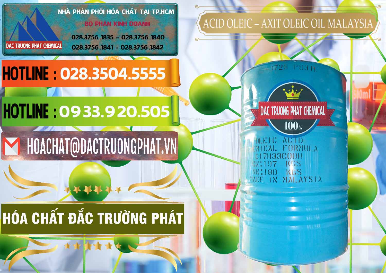 Cty chuyên phân phối _ bán Acid Oleic – Axit Oleic Oil Malaysia - 0013 - Nhà cung cấp và bán hóa chất tại TP.HCM - cungcaphoachat.com.vn