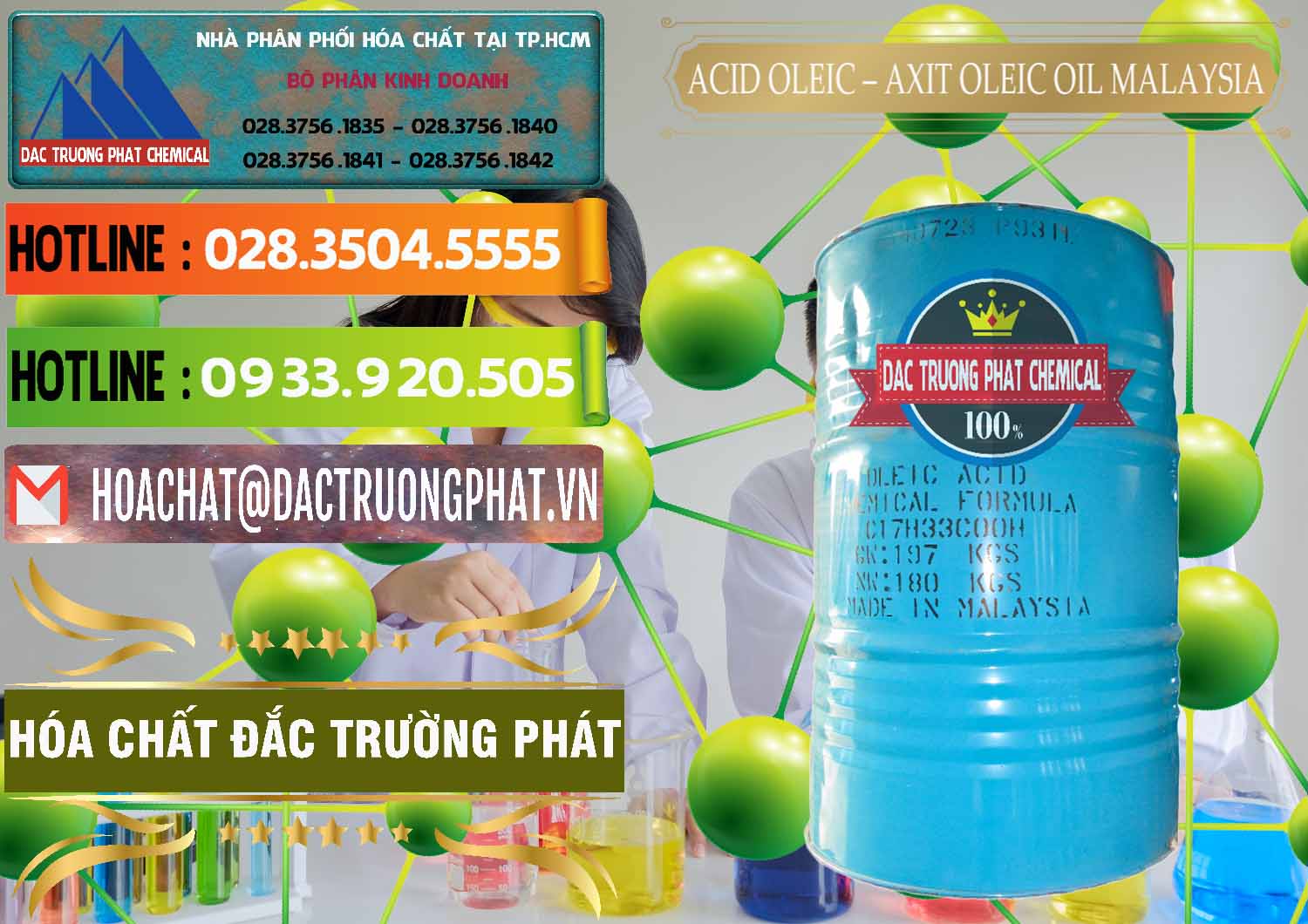 Đơn vị phân phối và bán Acid Oleic – Axit Oleic Oil Malaysia - 0013 - Cty kinh doanh ( cung cấp ) hóa chất tại TP.HCM - cungcaphoachat.com.vn