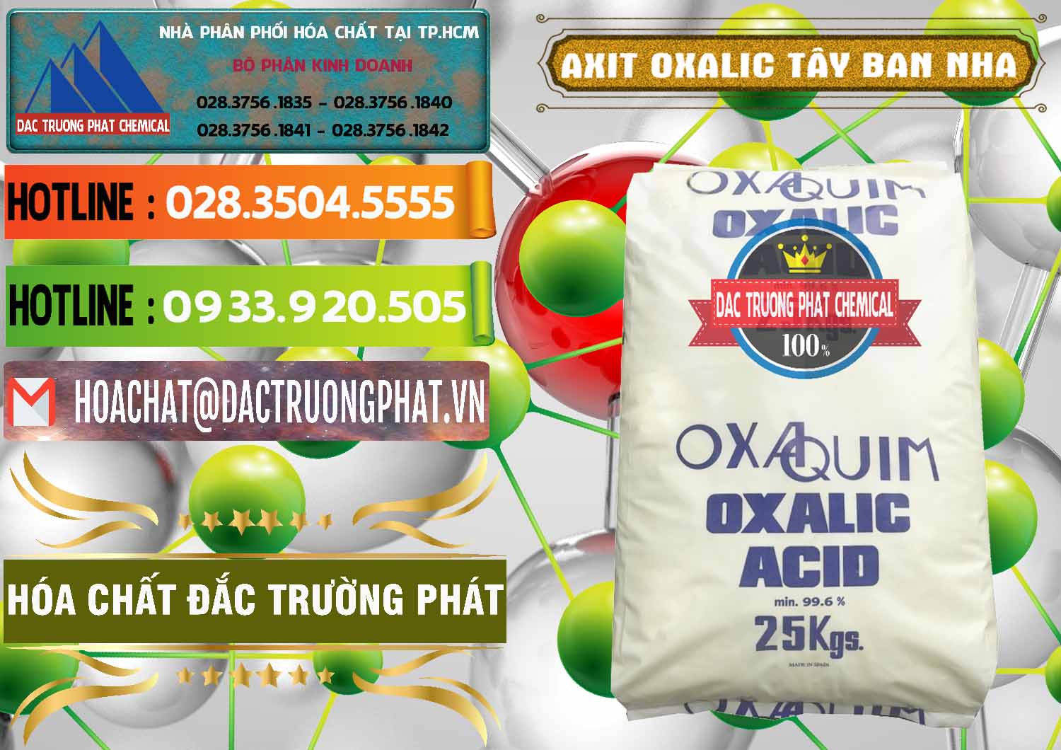 Nơi bán và phân phối Acid Oxalic – Axit Oxalic 99.6% Tây Ban Nha Spain - 0269 - Kinh doanh - phân phối hóa chất tại TP.HCM - cungcaphoachat.com.vn