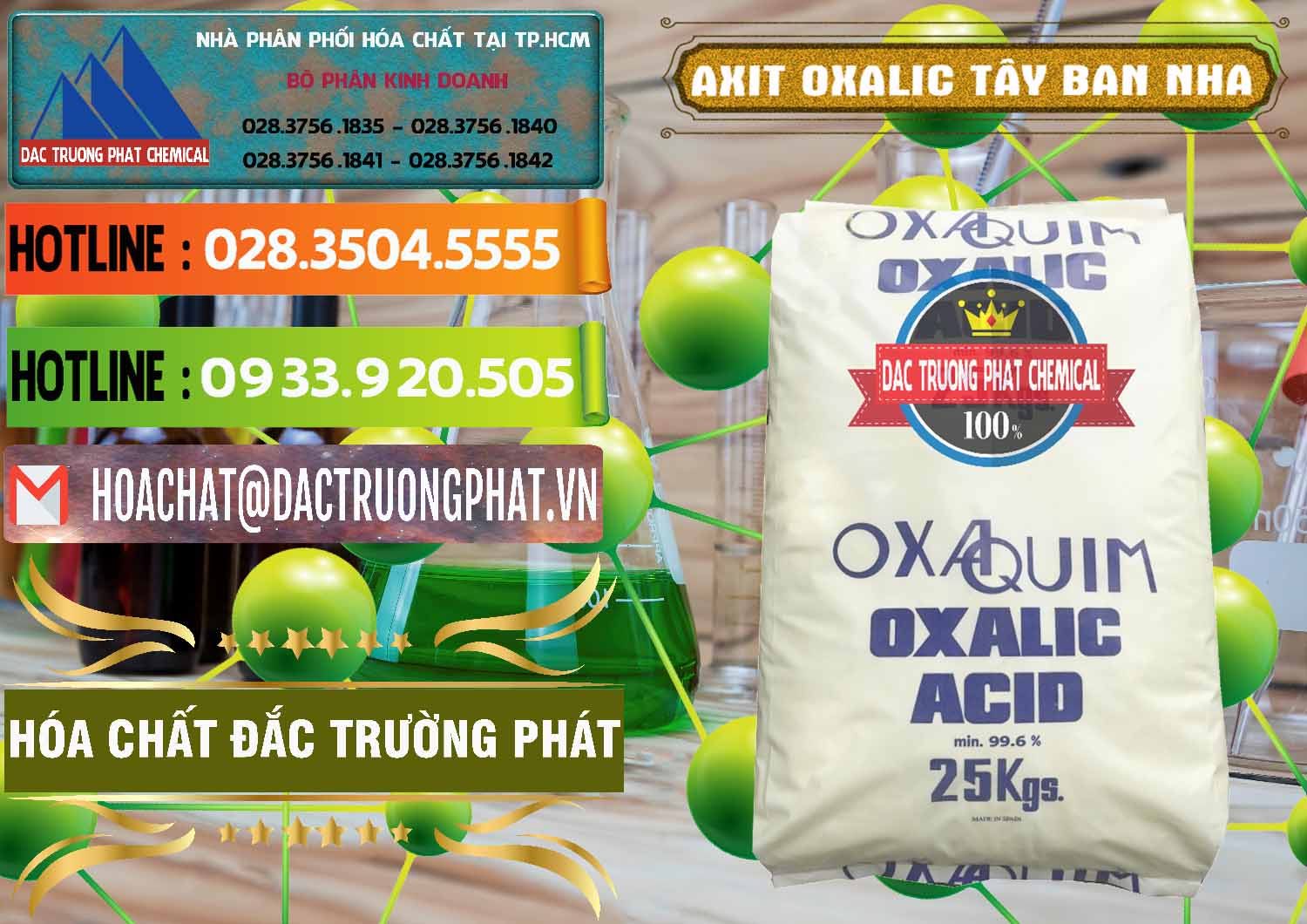 Cty bán ( cung cấp ) Acid Oxalic – Axit Oxalic 99.6% Tây Ban Nha Spain - 0269 - Nơi bán _ phân phối hóa chất tại TP.HCM - cungcaphoachat.com.vn