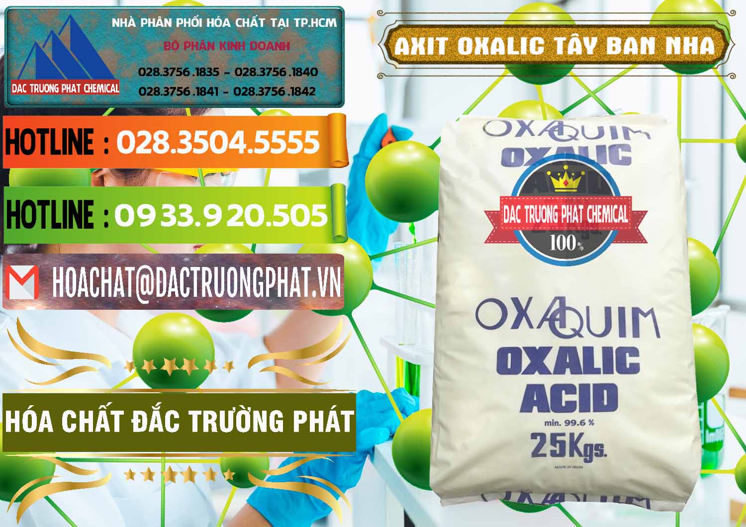 Công ty cung cấp _ bán Acid Oxalic – Axit Oxalic 99.6% Tây Ban Nha Spain - 0269 - Cty nhập khẩu ( cung cấp ) hóa chất tại TP.HCM - cungcaphoachat.com.vn