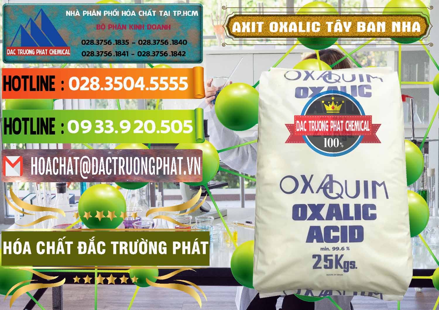 Đơn vị chuyên cung cấp _ bán Acid Oxalic – Axit Oxalic 99.6% Tây Ban Nha Spain - 0269 - Đơn vị chuyên cung cấp và kinh doanh hóa chất tại TP.HCM - cungcaphoachat.com.vn
