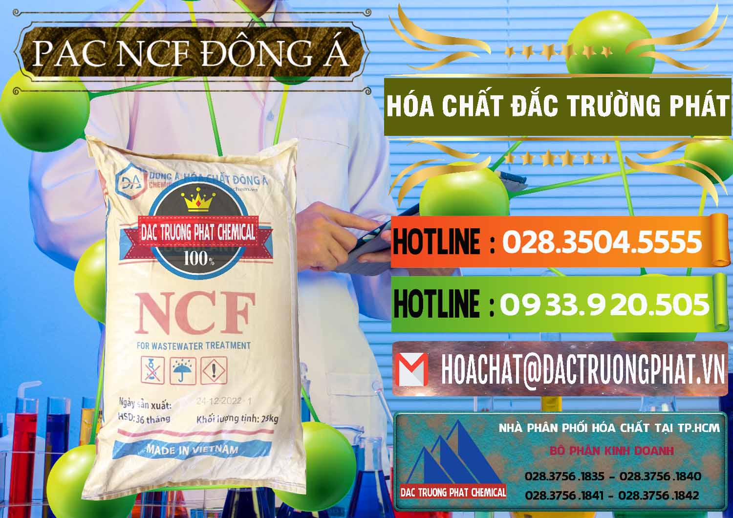Chuyên cung cấp & kinh doanh PAC - Polyaluminium Chloride Đông Á Việt Nam - 0408 - Nơi cung ứng ( bán ) hóa chất tại TP.HCM - cungcaphoachat.com.vn