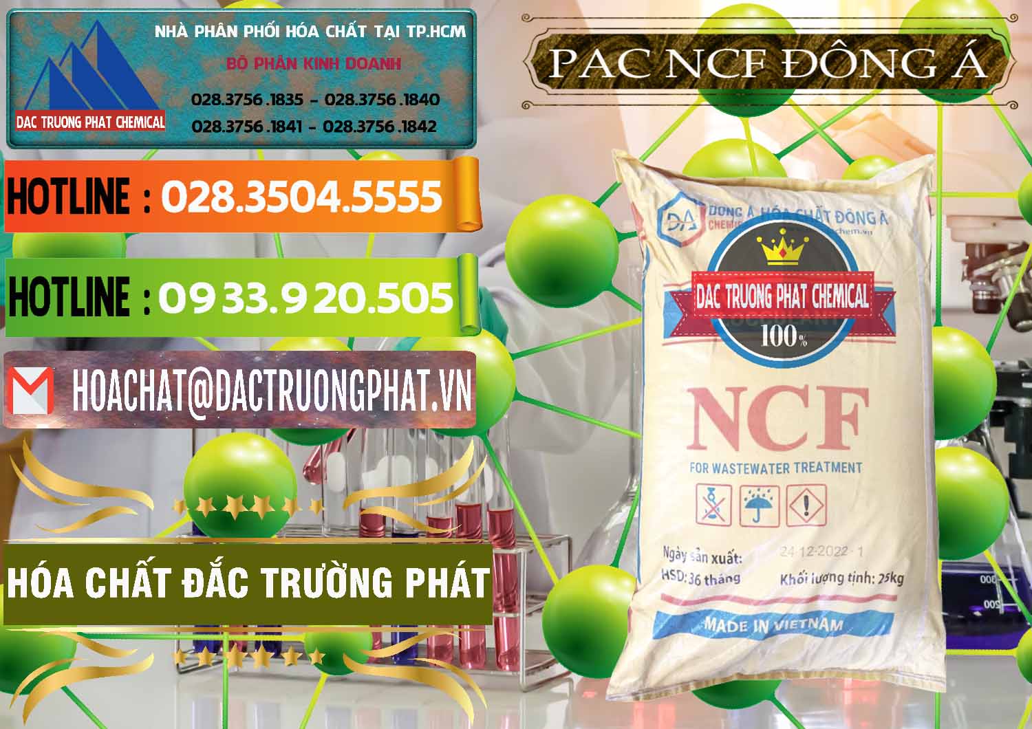 Đơn vị cung cấp _ bán PAC - Polyaluminium Chloride Đông Á Việt Nam - 0408 - Đơn vị chuyên phân phối và bán hóa chất tại TP.HCM - cungcaphoachat.com.vn