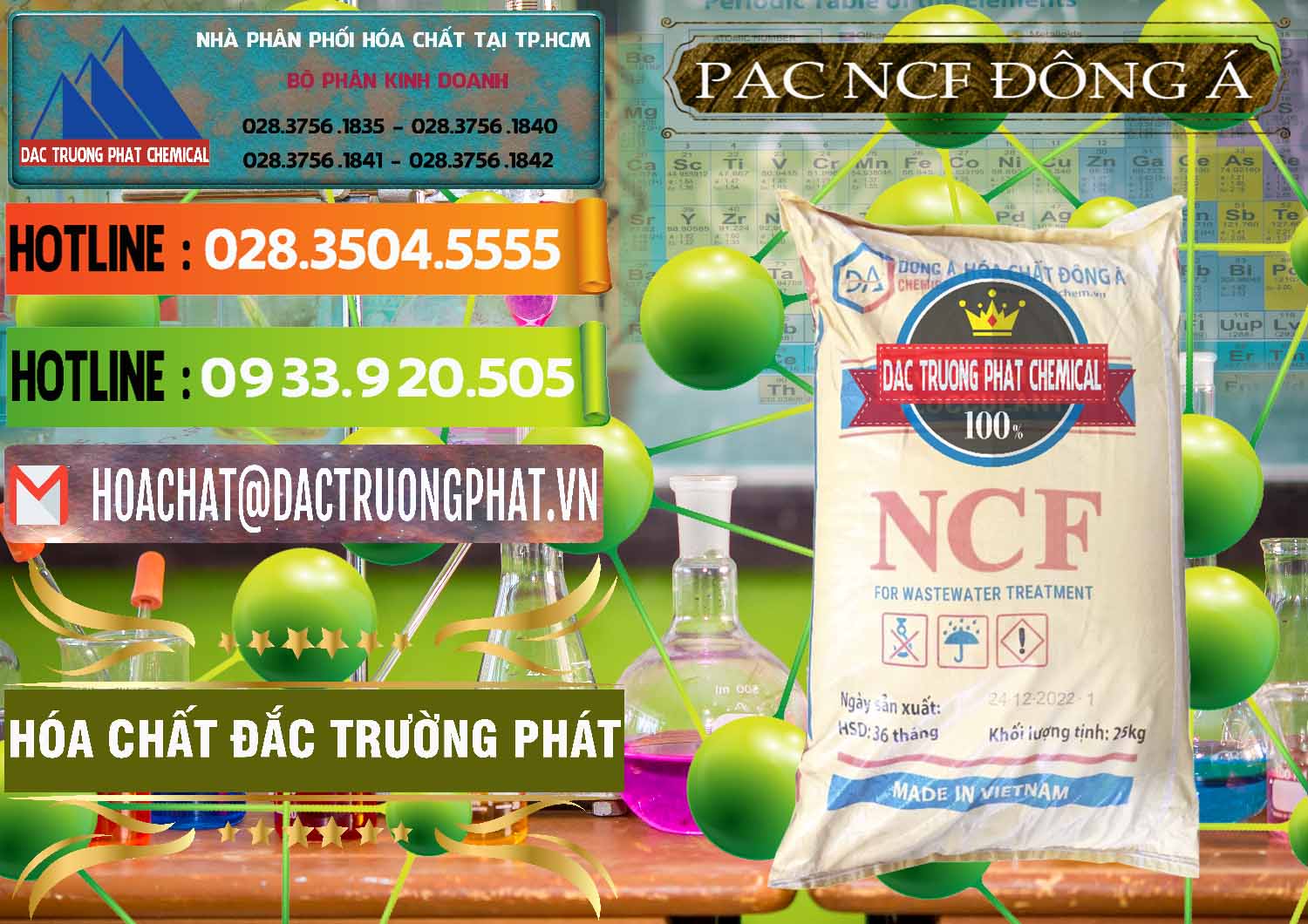 Chuyên bán và cung ứng PAC - Polyaluminium Chloride Đông Á Việt Nam - 0408 - Công ty chuyên bán và cung cấp hóa chất tại TP.HCM - cungcaphoachat.com.vn