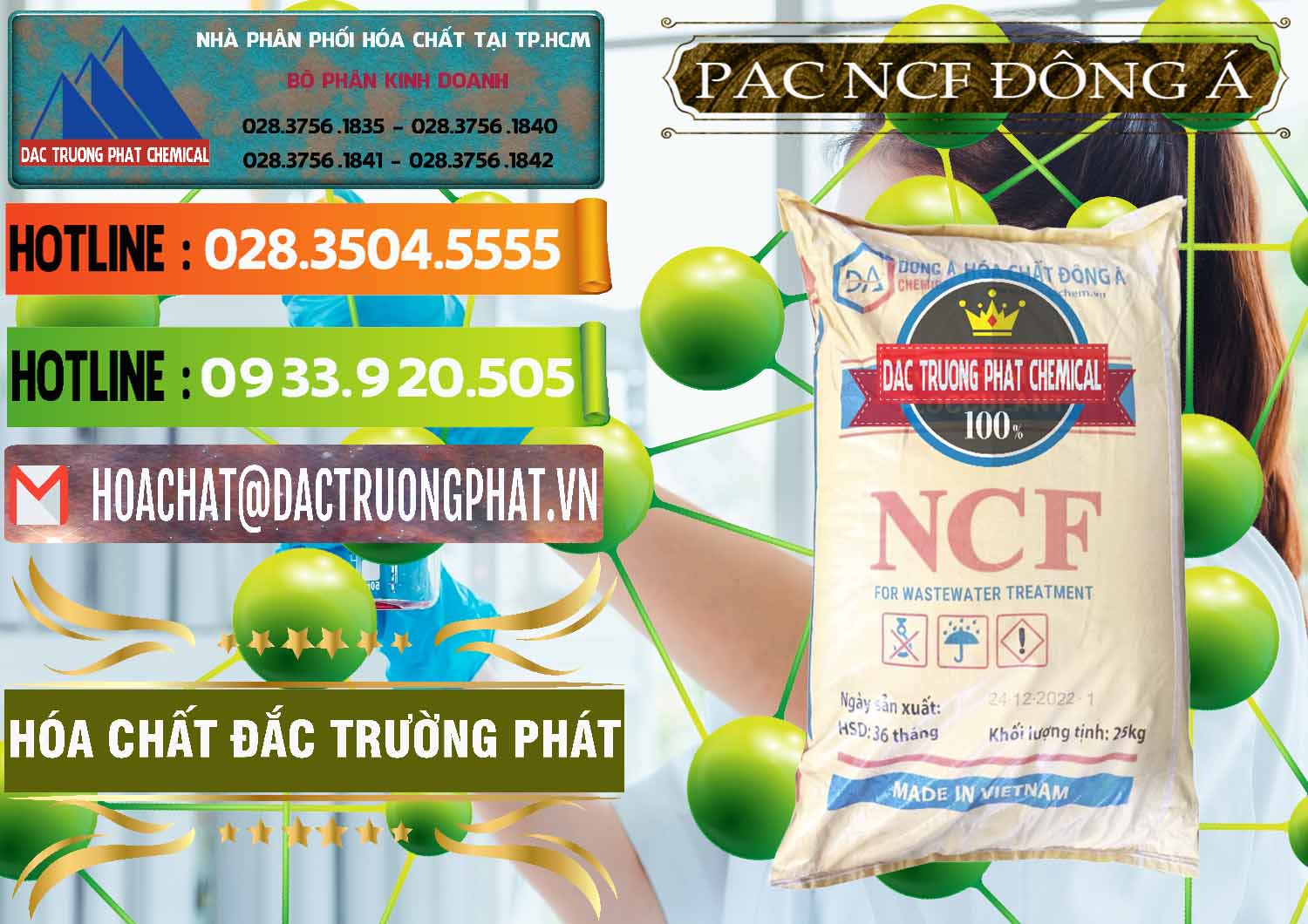 Công ty phân phối & cung cấp PAC - Polyaluminium Chloride Đông Á Việt Nam - 0408 - Cty chuyên kinh doanh và cung cấp hóa chất tại TP.HCM - cungcaphoachat.com.vn