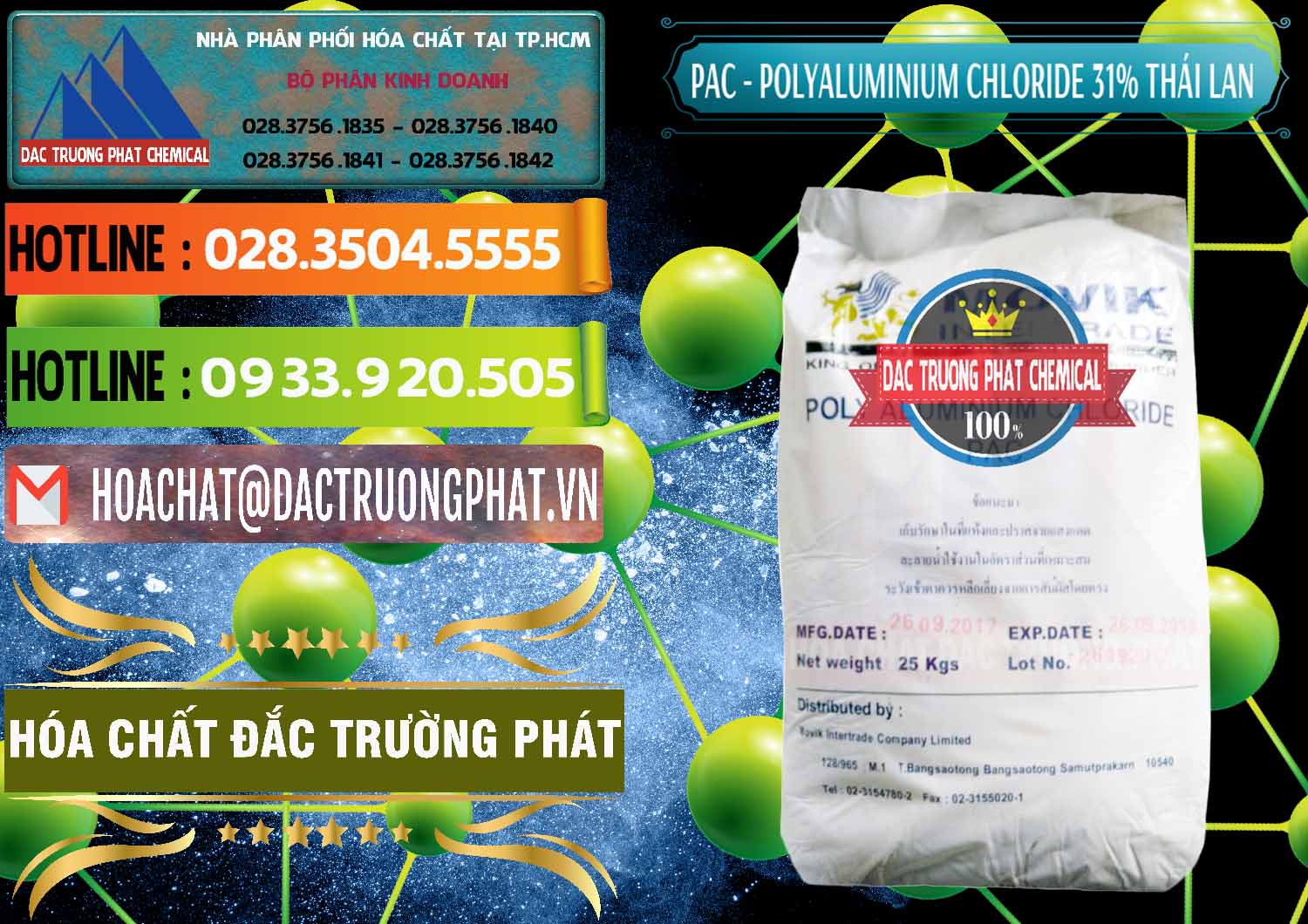 Đơn vị cung cấp - bán PAC - Polyaluminium Chloride 31% Thái Lan Thailand - 0469 - Công ty bán & phân phối hóa chất tại TP.HCM - cungcaphoachat.com.vn