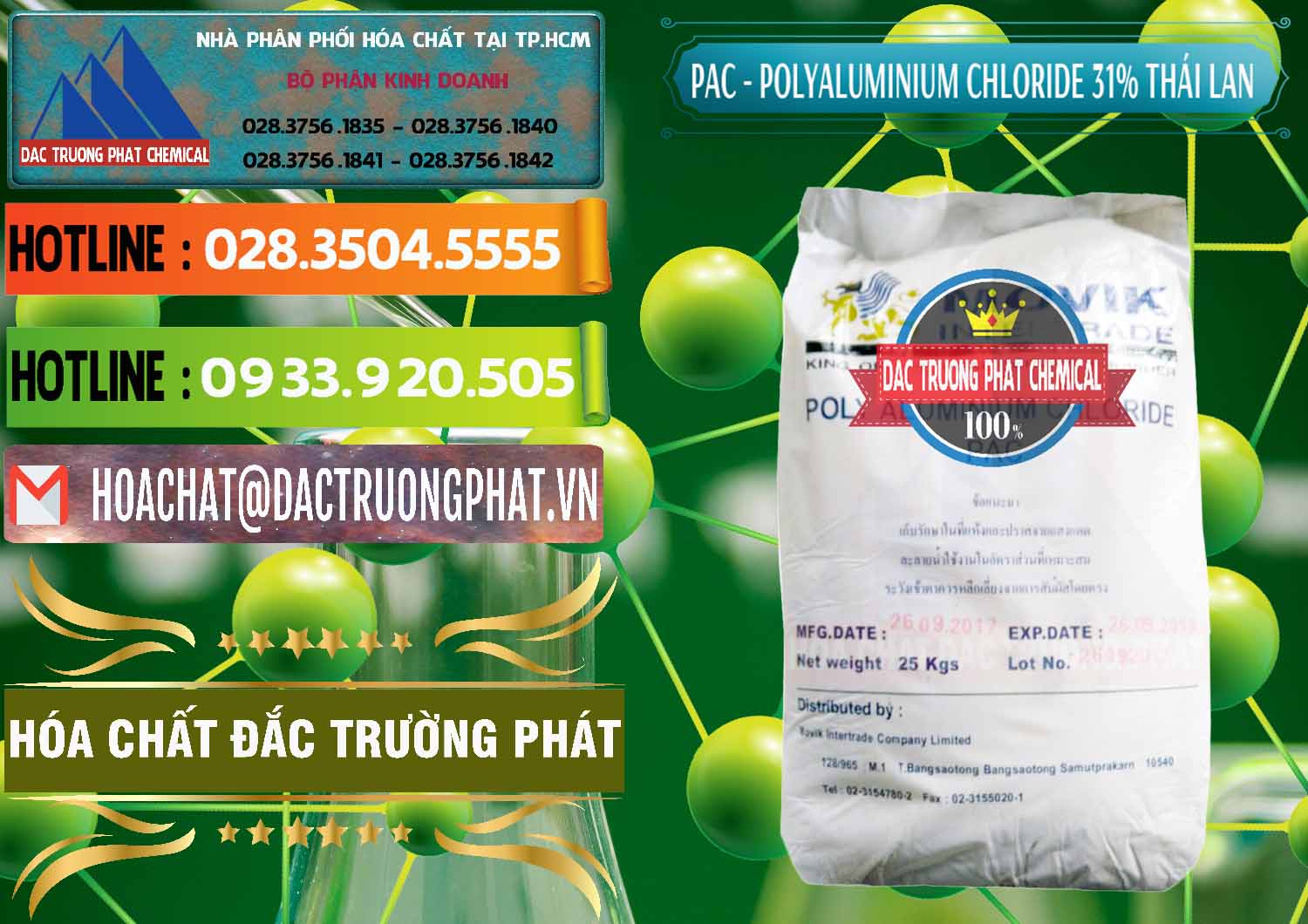 Cty bán ( cung ứng ) PAC - Polyaluminium Chloride 31% Thái Lan Thailand - 0469 - Cty nhập khẩu và phân phối hóa chất tại TP.HCM - cungcaphoachat.com.vn