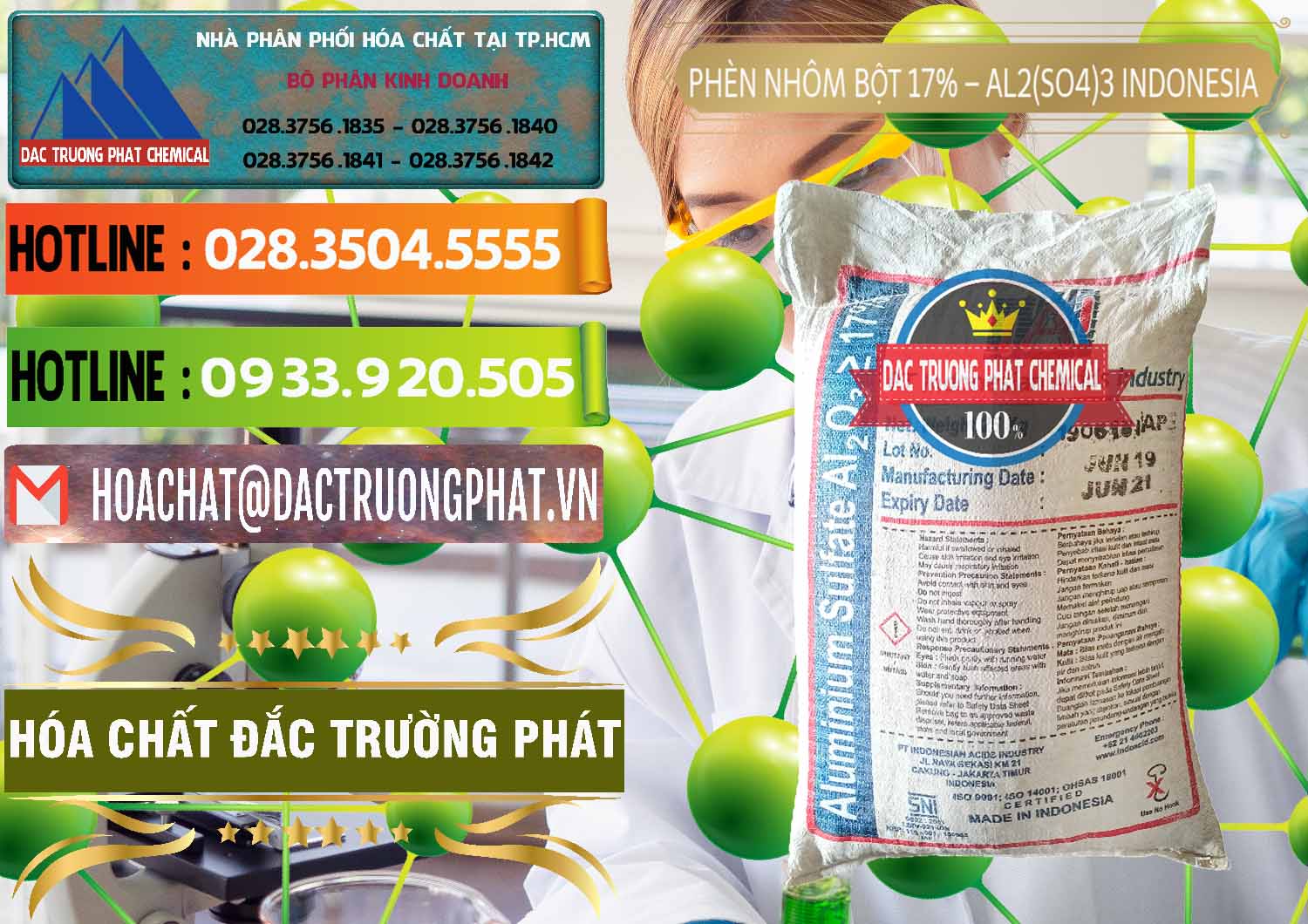 Nhà cung ứng - bán Phèn Nhôm Bột - Al2(SO4)3 17% bao 25kg Indonesia - 0114 - Nơi chuyên nhập khẩu & phân phối hóa chất tại TP.HCM - cungcaphoachat.com.vn