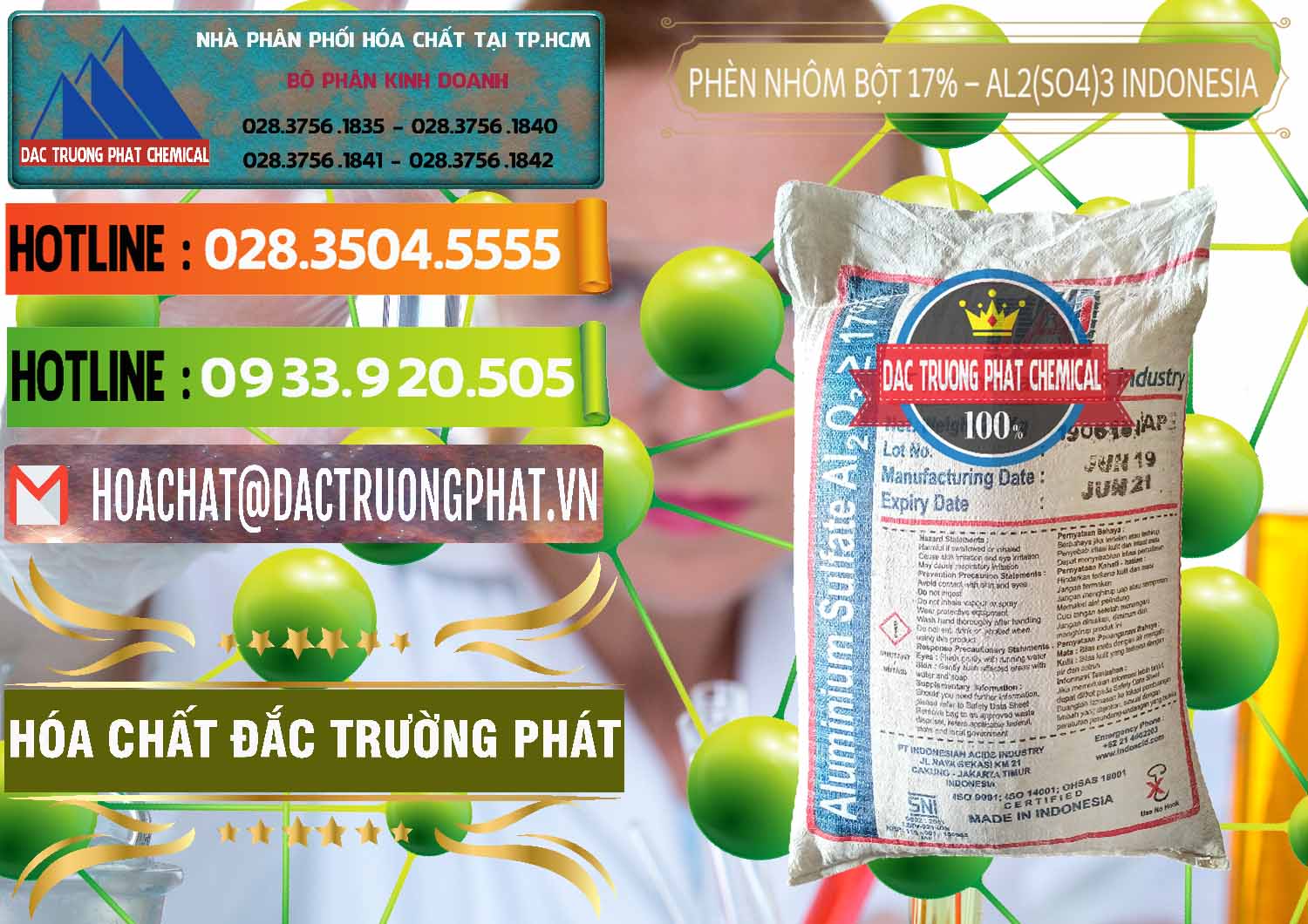 Đơn vị chuyên phân phối _ bán Phèn Nhôm Bột - Al2(SO4)3 17% bao 25kg Indonesia - 0114 - Nơi chuyên cung cấp - kinh doanh hóa chất tại TP.HCM - cungcaphoachat.com.vn