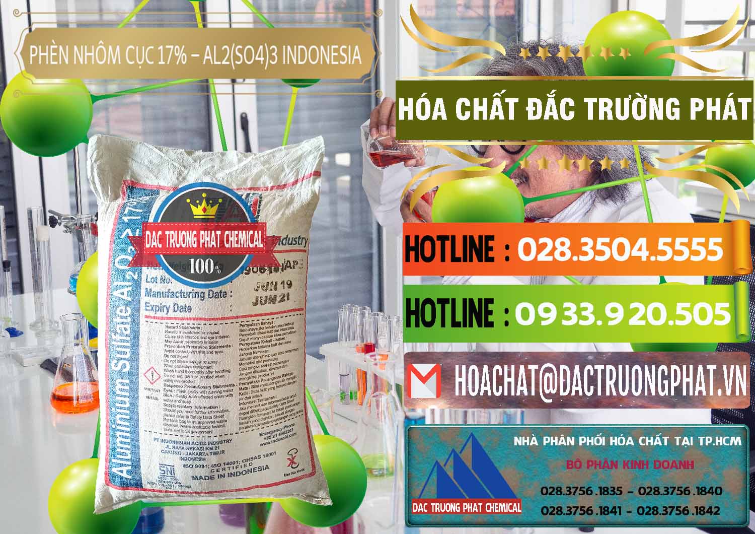 Nơi chuyên bán và cung cấp Phèn Nhôm Cục - Al2(SO4)3 17% bao 25kg Indonesia - 0115 - Cty phân phối và cung cấp hóa chất tại TP.HCM - cungcaphoachat.com.vn