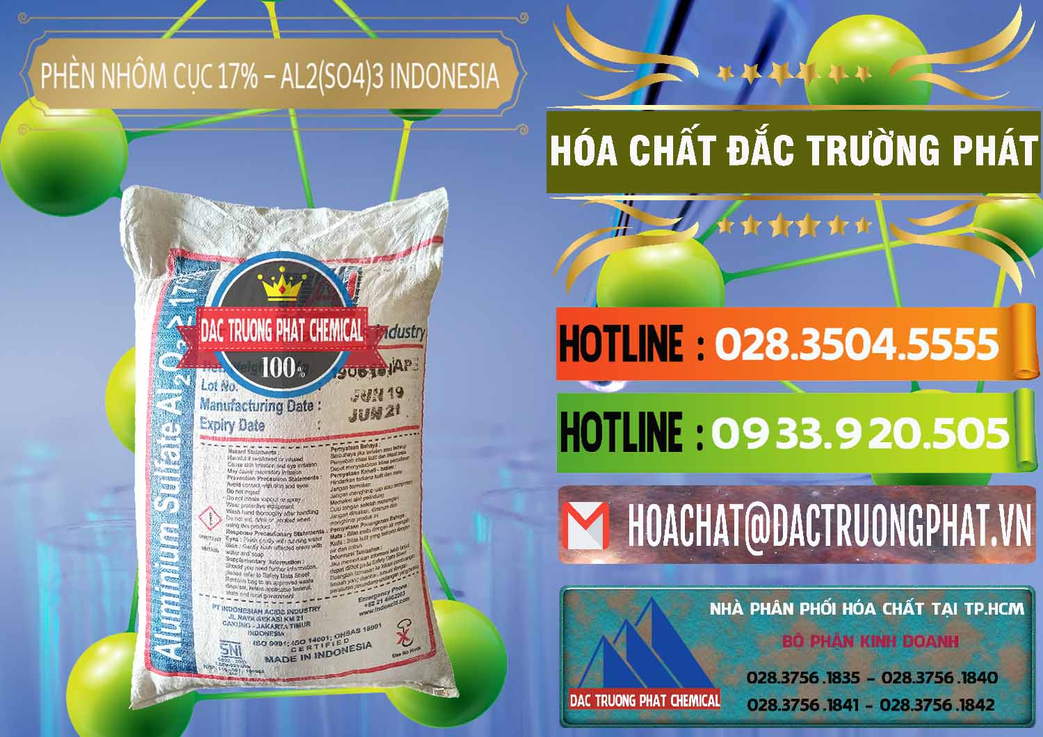 Công ty cung ứng & bán Phèn Nhôm Cục - Al2(SO4)3 17% bao 25kg Indonesia - 0115 - Chuyên cung cấp & phân phối hóa chất tại TP.HCM - cungcaphoachat.com.vn