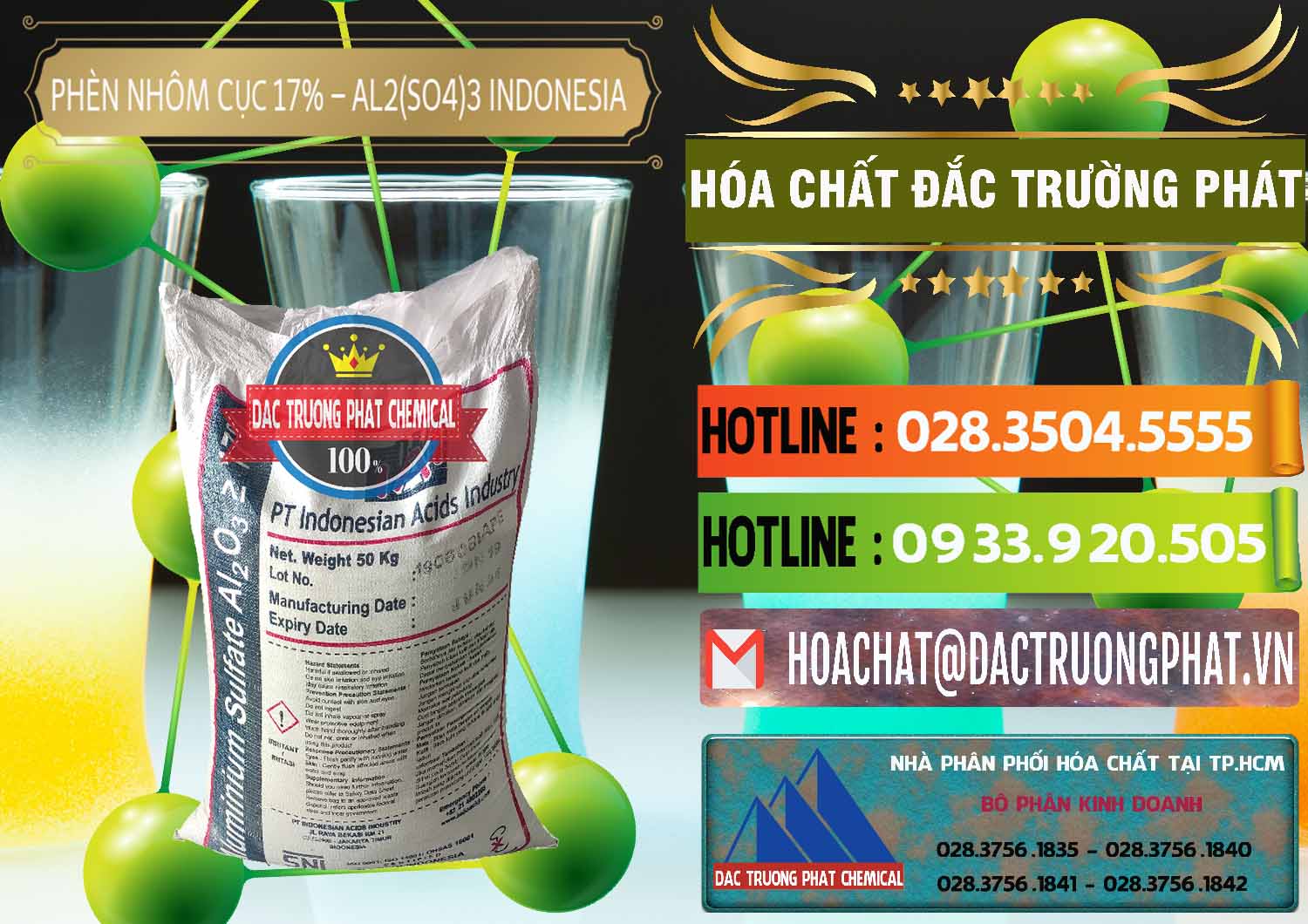 Công ty bán _ cung cấp Phèn Nhôm Cục - Al2(SO4)3 17% bao 50kg Indonesia - 0113 - Chuyên phân phối - cung cấp hóa chất tại TP.HCM - cungcaphoachat.com.vn