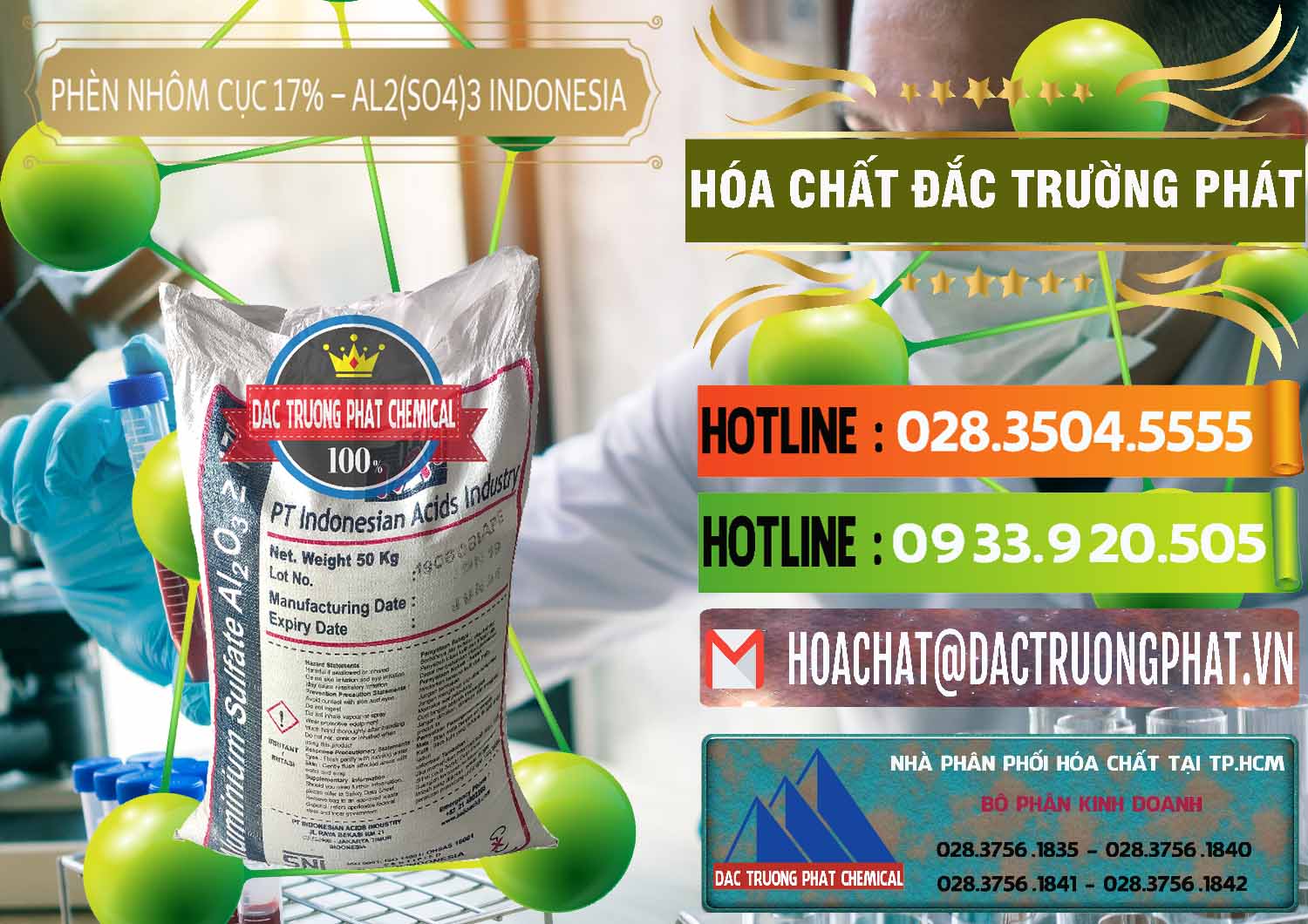 Nhà nhập khẩu ( bán ) Phèn Nhôm Cục - Al2(SO4)3 17% bao 50kg Indonesia - 0113 - Nơi phân phối & kinh doanh hóa chất tại TP.HCM - cungcaphoachat.com.vn