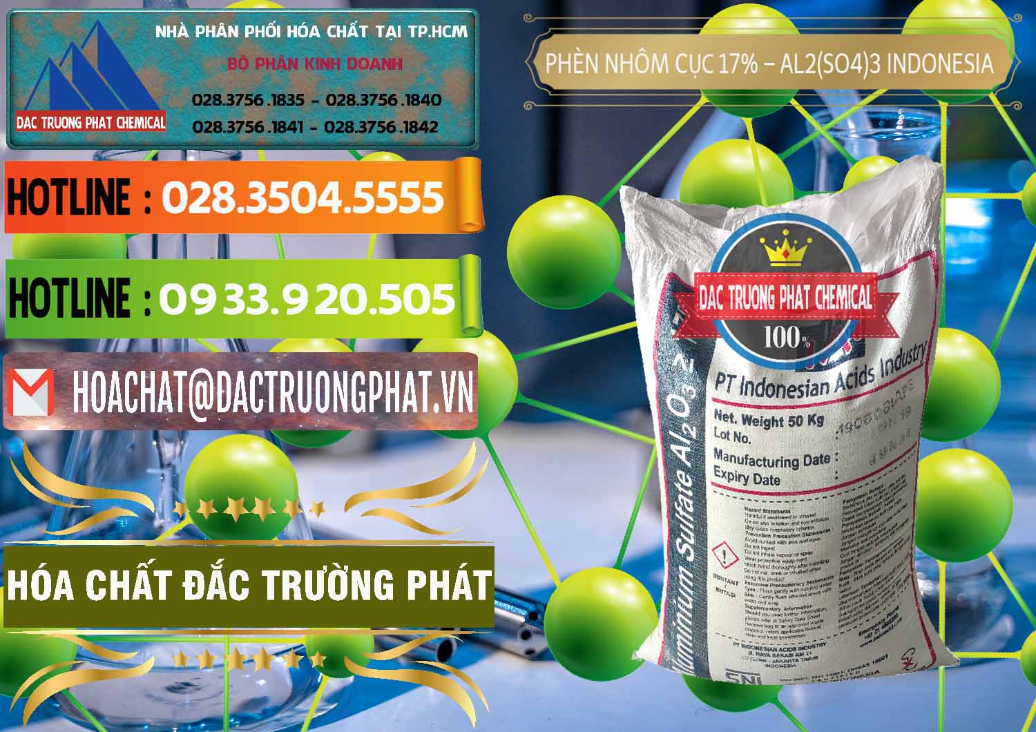 Cty chuyên bán và phân phối Phèn Nhôm Cục - Al2(SO4)3 17% bao 50kg Indonesia - 0113 - Nơi bán và phân phối hóa chất tại TP.HCM - cungcaphoachat.com.vn