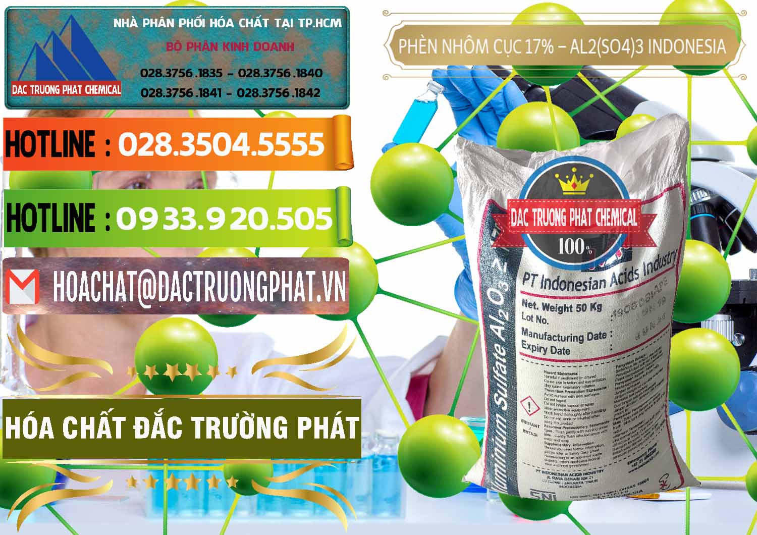 Cty kinh doanh & bán Phèn Nhôm Cục - Al2(SO4)3 17% bao 50kg Indonesia - 0113 - Cty kinh doanh _ phân phối hóa chất tại TP.HCM - cungcaphoachat.com.vn