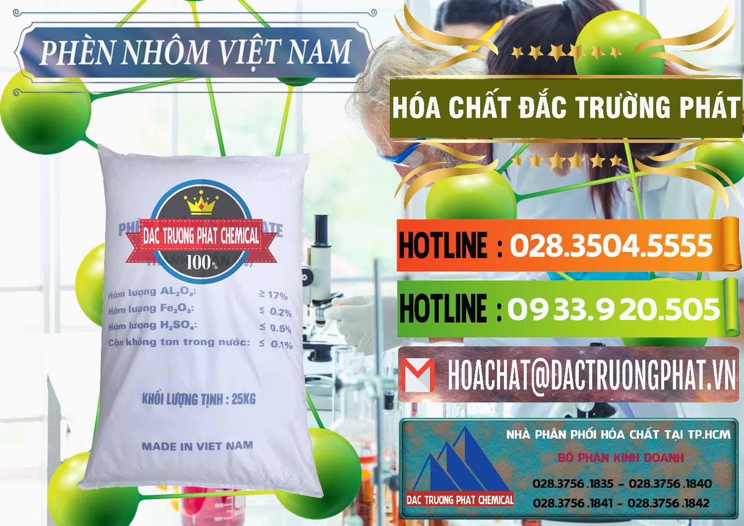 Nhà phân phối _ cung cấp Phèn Nhôm - Al2(SO4)3 17% Việt Nam - 0465 - Cty kinh doanh ( cung cấp ) hóa chất tại TP.HCM - cungcaphoachat.com.vn