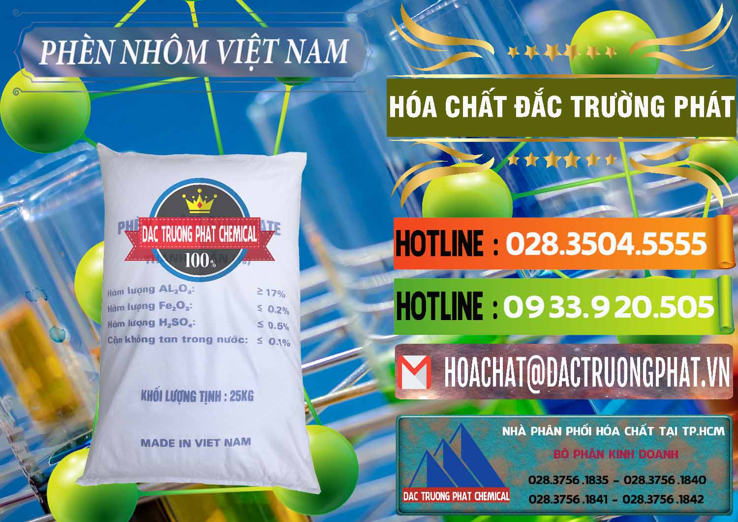 Đơn vị bán và cung cấp Phèn Nhôm - Al2(SO4)3 17% Việt Nam - 0465 - Nơi phân phối ( cung ứng ) hóa chất tại TP.HCM - cungcaphoachat.com.vn