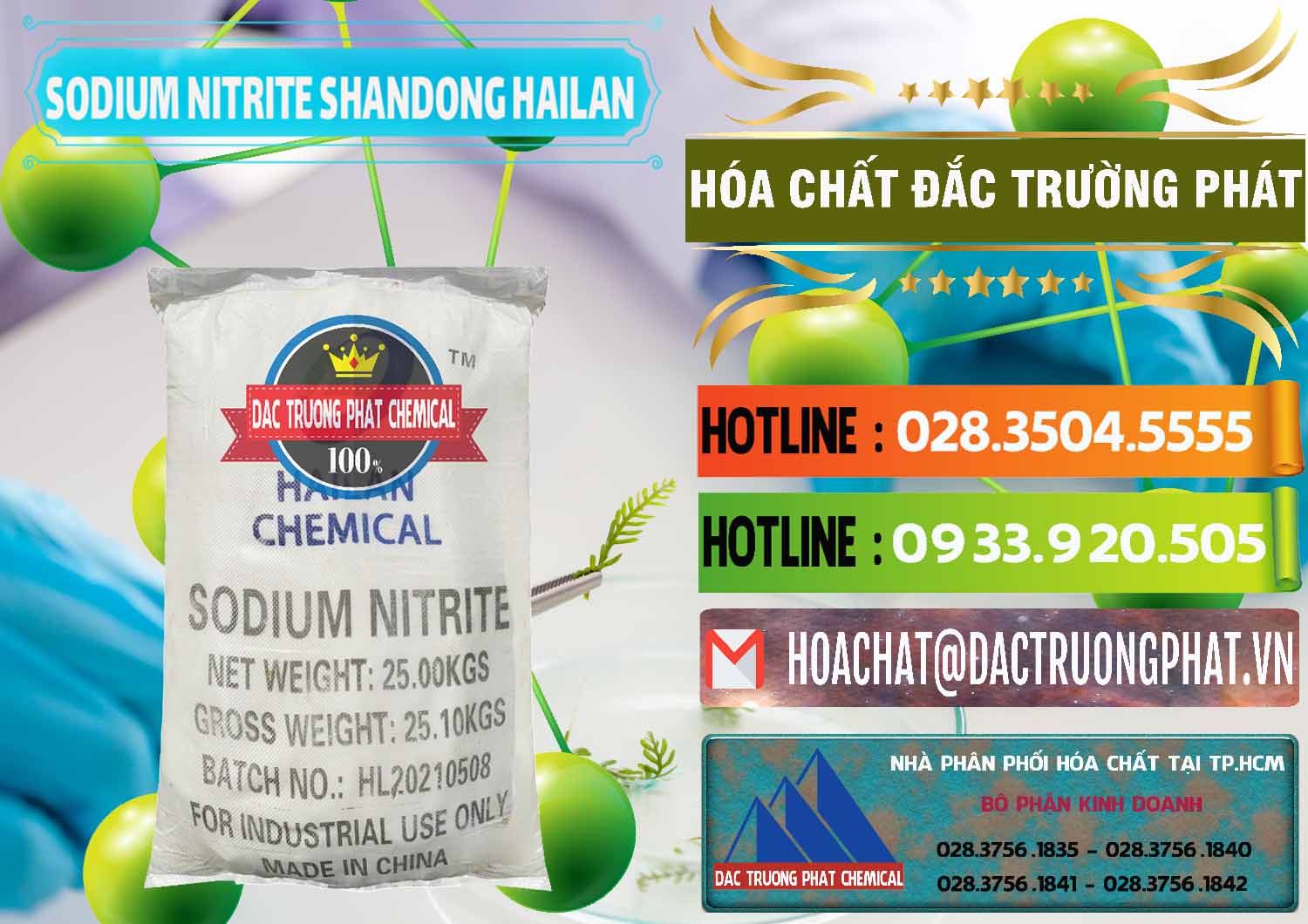 Kinh doanh & bán Sodium Nitrite - NANO2 99.3% Shandong Hailan Trung Quốc China - 0284 - Chuyên cung ứng - phân phối hóa chất tại TP.HCM - cungcaphoachat.com.vn