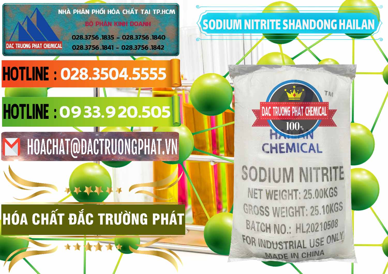 Bán - phân phối Sodium Nitrite - NANO2 99.3% Shandong Hailan Trung Quốc China - 0284 - Đơn vị chuyên kinh doanh _ phân phối hóa chất tại TP.HCM - cungcaphoachat.com.vn