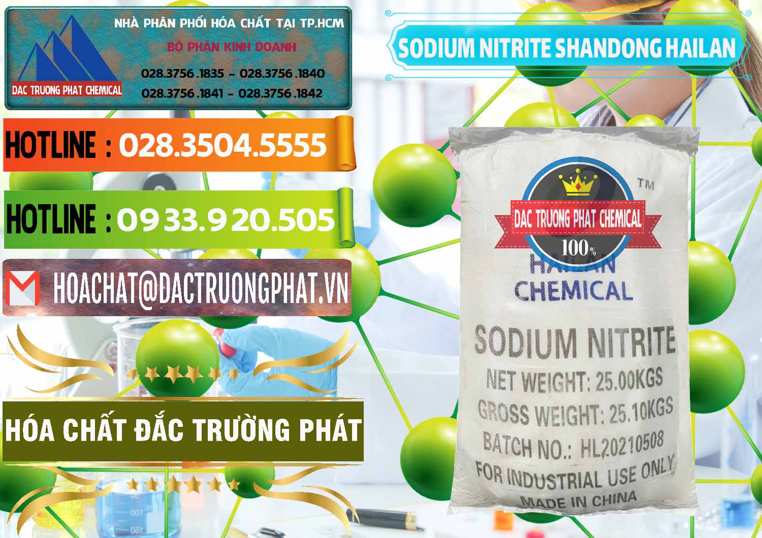 Đơn vị chuyên kinh doanh và bán Sodium Nitrite - NANO2 99.3% Shandong Hailan Trung Quốc China - 0284 - Nơi chuyên cung cấp ( nhập khẩu ) hóa chất tại TP.HCM - cungcaphoachat.com.vn