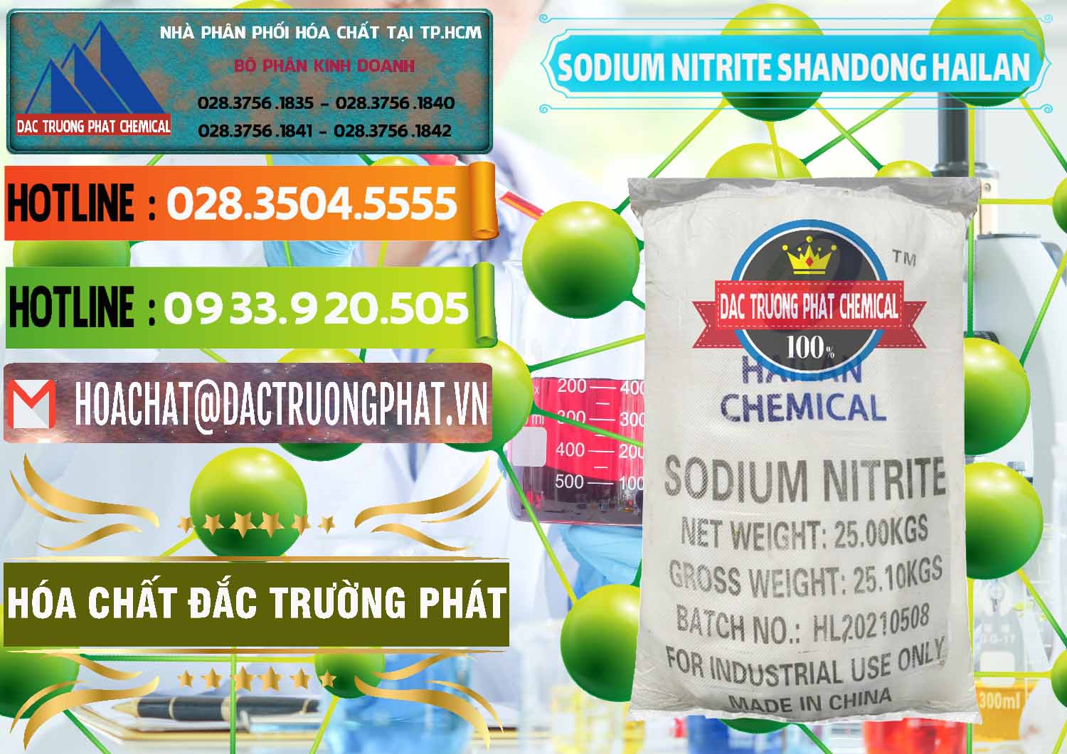 Cung ứng - bán Sodium Nitrite - NANO2 99.3% Shandong Hailan Trung Quốc China - 0284 - Nơi chuyên cung cấp và bán hóa chất tại TP.HCM - cungcaphoachat.com.vn