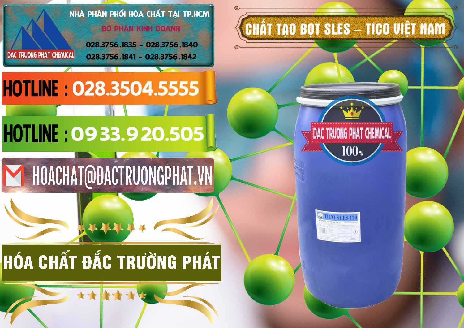 Cty chuyên bán _ phân phối Chất Tạo Bọt Sles - Sodium Lauryl Ether Sulphate Tico Việt Nam - 0304 - Đơn vị chuyên cung ứng ( bán ) hóa chất tại TP.HCM - cungcaphoachat.com.vn