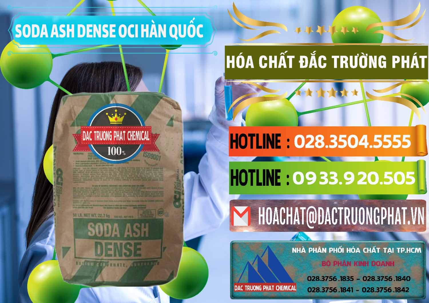 Cung cấp ( bán ) Soda Ash Dense - NA2CO3 OCI Hàn Quốc Korea - 0338 - Chuyên cung cấp & bán hóa chất tại TP.HCM - cungcaphoachat.com.vn