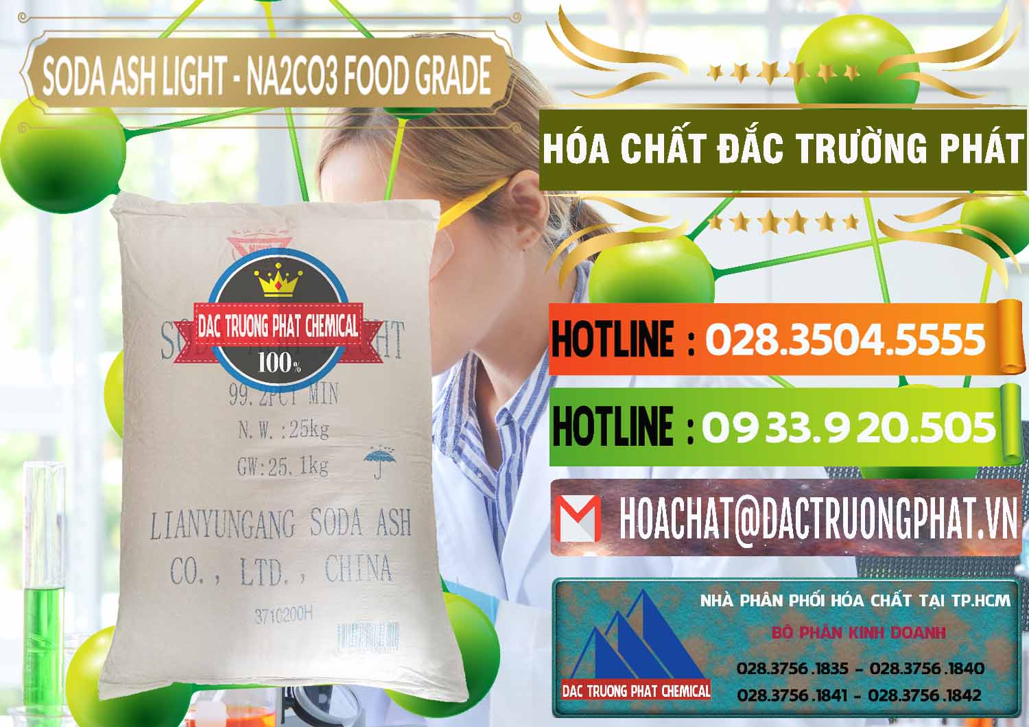 Công ty chuyên cung cấp và bán Soda Ash Light – NA2CO3 Food Grade Trung Quốc China - 0127 - Nơi chuyên phân phối & cung ứng hóa chất tại TP.HCM - cungcaphoachat.com.vn