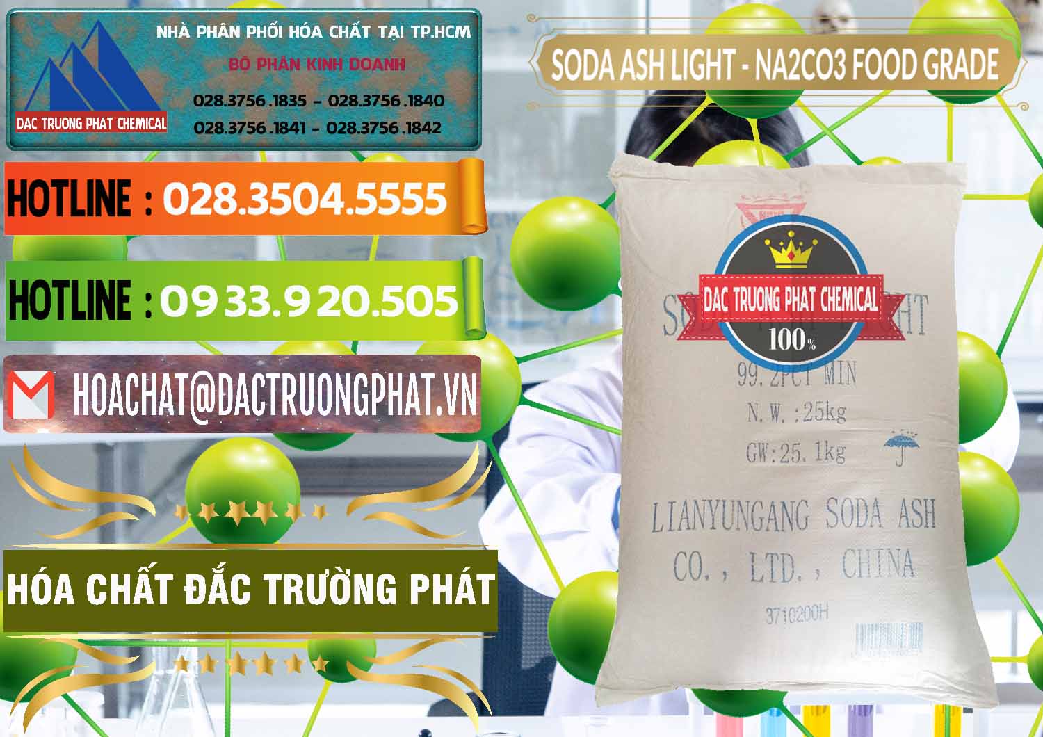 Đơn vị chuyên nhập khẩu & bán Soda Ash Light – NA2CO3 Food Grade Trung Quốc China - 0127 - Công ty phân phối _ cung ứng hóa chất tại TP.HCM - cungcaphoachat.com.vn