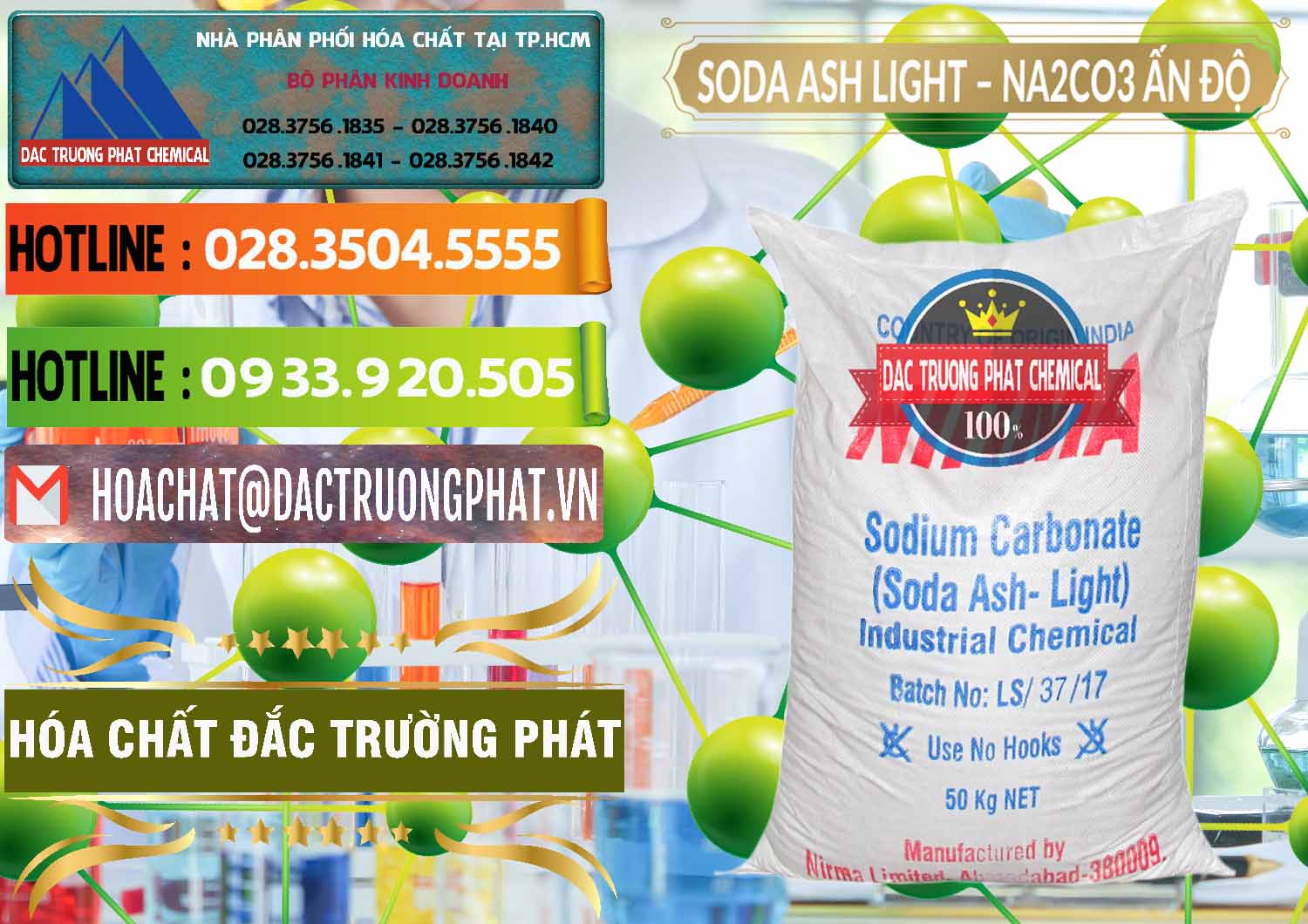 Nơi nhập khẩu ( bán ) Soda Ash Light - NA2CO3 Nirma Ấn Độ India - 0125 - Bán - cung cấp hóa chất tại TP.HCM - cungcaphoachat.com.vn