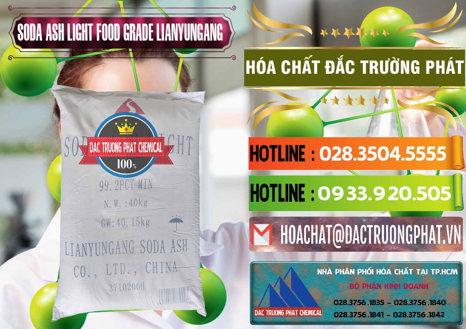 Cty bán ( cung ứng ) Soda Ash Light - NA2CO3 Food Grade Lianyungang Trung Quốc - 0222 - Chuyên bán & phân phối hóa chất tại TP.HCM - cungcaphoachat.com.vn