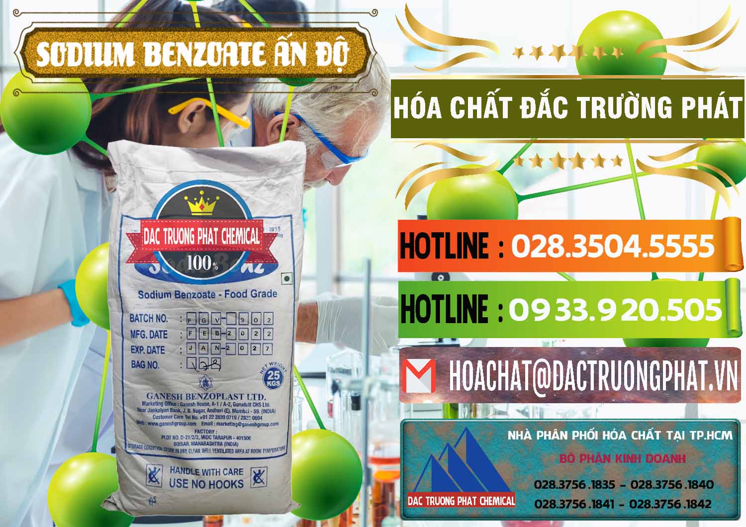 Nơi chuyên kinh doanh ( bán ) Sodium Benzoate - Mốc Bột Ấn Độ India - 0361 - Nơi phân phối ( cung cấp ) hóa chất tại TP.HCM - cungcaphoachat.com.vn