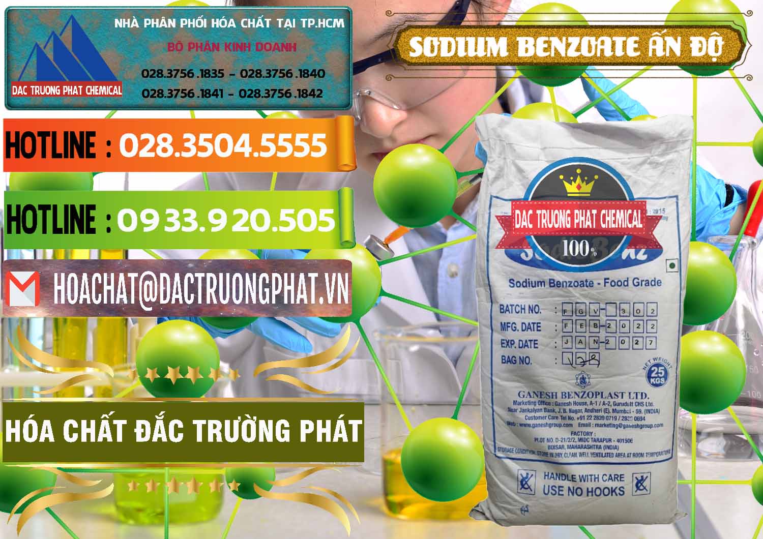 Công ty chuyên cung ứng ( bán ) Sodium Benzoate - Mốc Bột Ấn Độ India - 0361 - Bán - cung cấp hóa chất tại TP.HCM - cungcaphoachat.com.vn