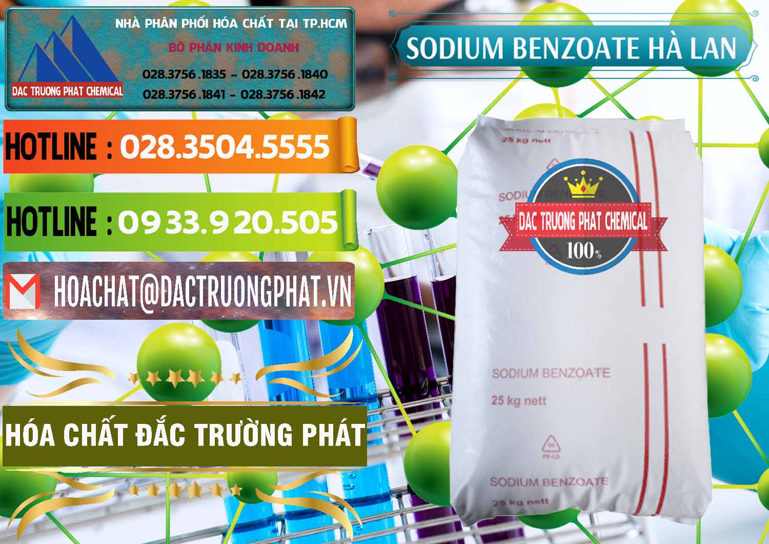 Nơi bán và cung cấp Sodium Benzoate - Mốc Bột Chữ Cam Hà Lan Netherlands - 0360 - Chuyên cung cấp & bán hóa chất tại TP.HCM - cungcaphoachat.com.vn