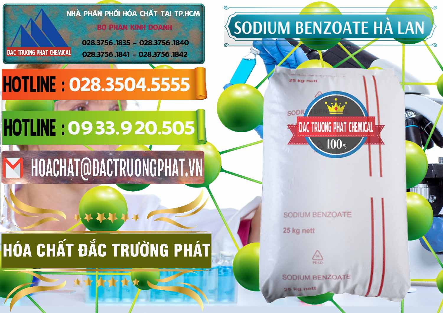 Cty chuyên cung ứng & bán Sodium Benzoate - Mốc Bột Chữ Cam Hà Lan Netherlands - 0360 - Đơn vị phân phối ( bán ) hóa chất tại TP.HCM - cungcaphoachat.com.vn