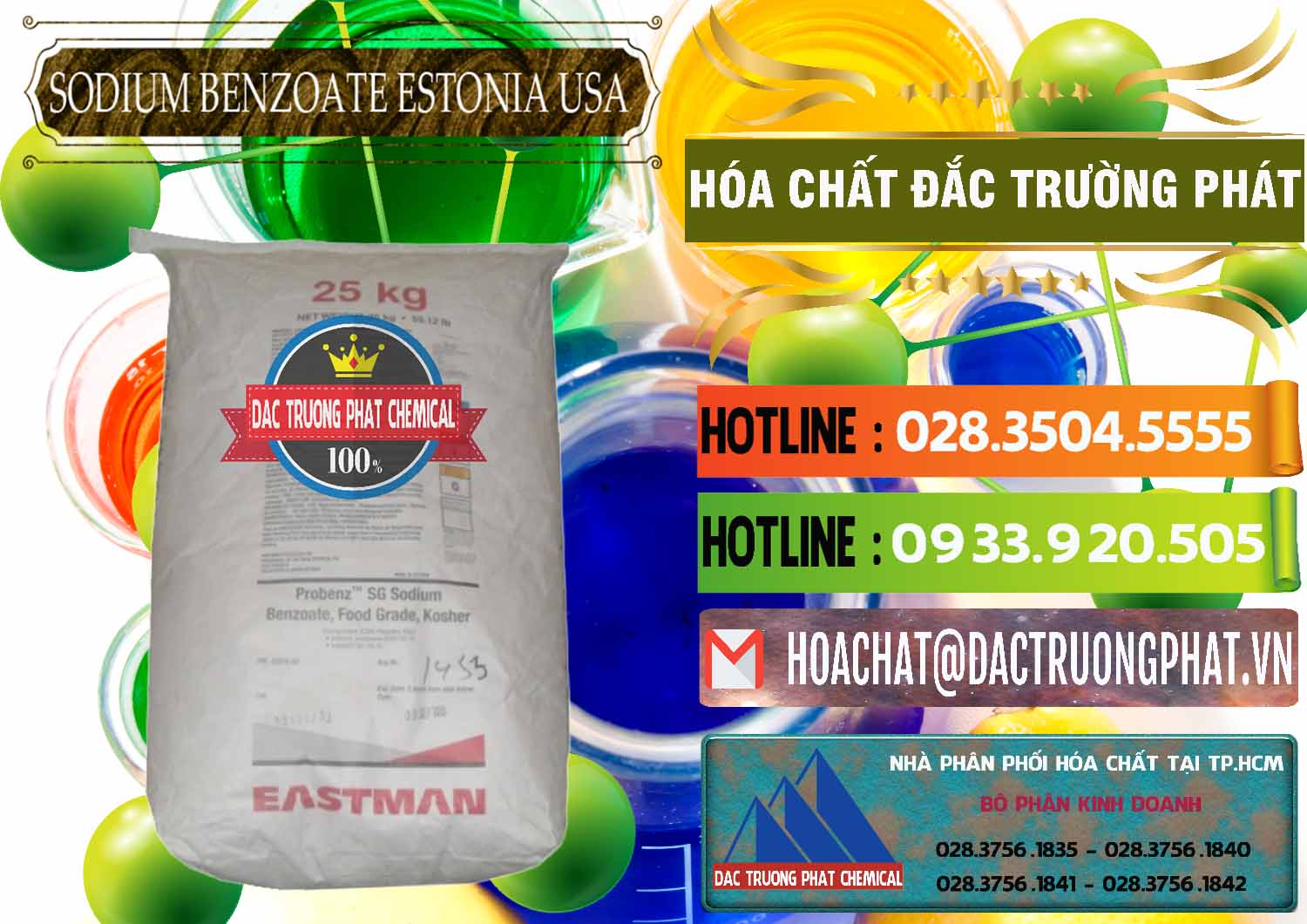 Cty chuyên bán - phân phối Sodium Benzoate - Mốc Bột Estonia Mỹ USA - 0468 - Công ty chuyên bán ( phân phối ) hóa chất tại TP.HCM - cungcaphoachat.com.vn