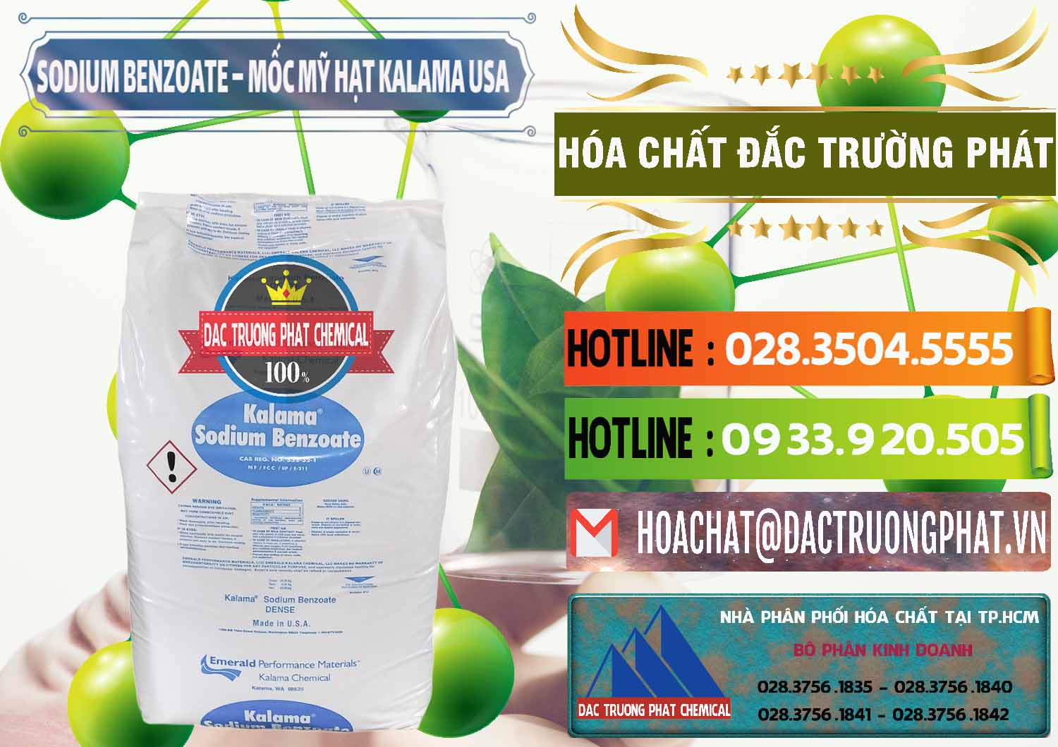 Đơn vị cung ứng & bán Sodium Benzoate - Mốc Hạt Kalama Food Grade Mỹ Usa - 0137 - Nơi phân phối ( bán ) hóa chất tại TP.HCM - cungcaphoachat.com.vn