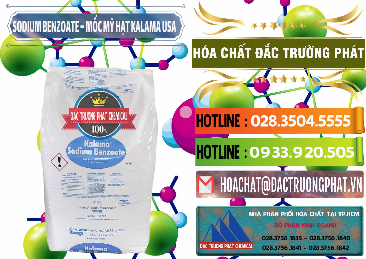 Chuyên bán _ cung cấp Sodium Benzoate - Mốc Hạt Kalama Food Grade Mỹ Usa - 0137 - Chuyên cung cấp _ nhập khẩu hóa chất tại TP.HCM - cungcaphoachat.com.vn