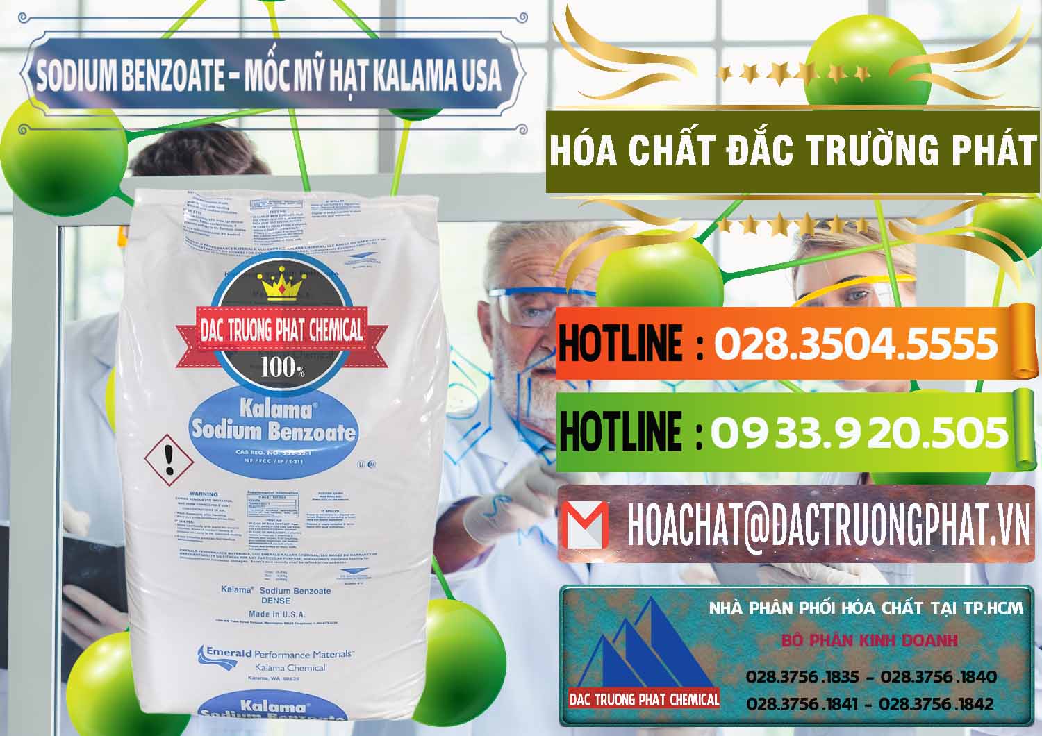 Đơn vị bán và cung ứng Sodium Benzoate - Mốc Hạt Kalama Food Grade Mỹ Usa - 0137 - Cty nhập khẩu - cung cấp hóa chất tại TP.HCM - cungcaphoachat.com.vn