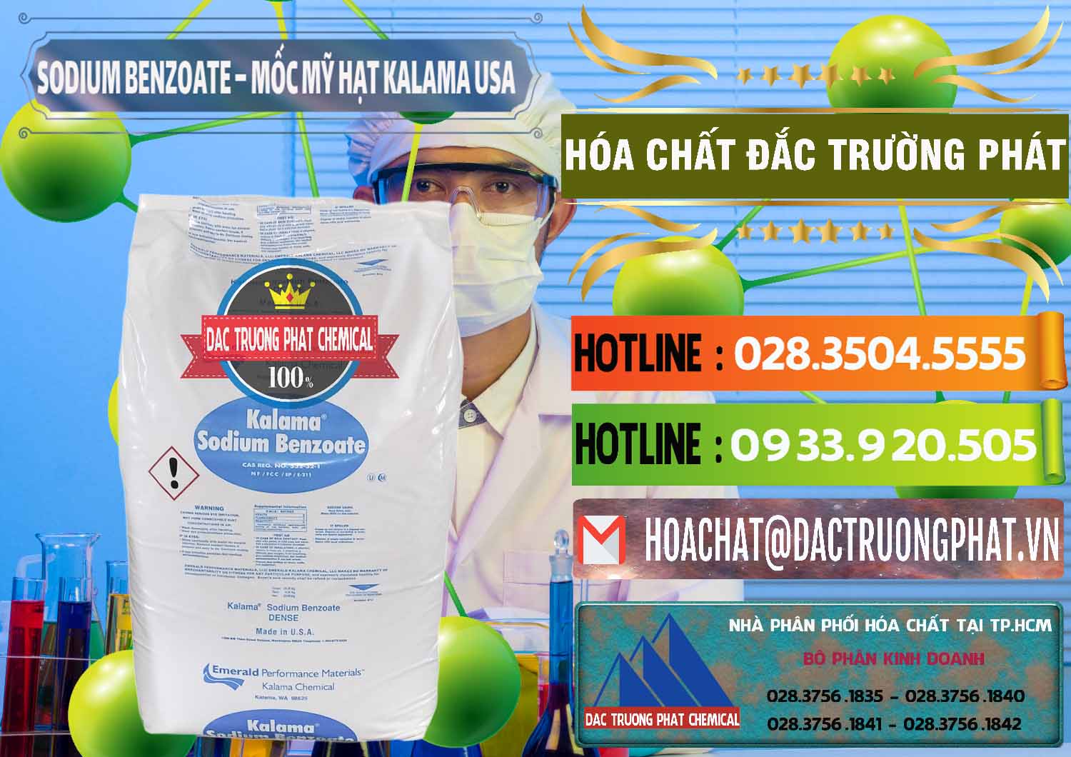 Cty chuyên bán - phân phối Sodium Benzoate - Mốc Hạt Kalama Food Grade Mỹ Usa - 0137 - Đơn vị kinh doanh và cung cấp hóa chất tại TP.HCM - cungcaphoachat.com.vn