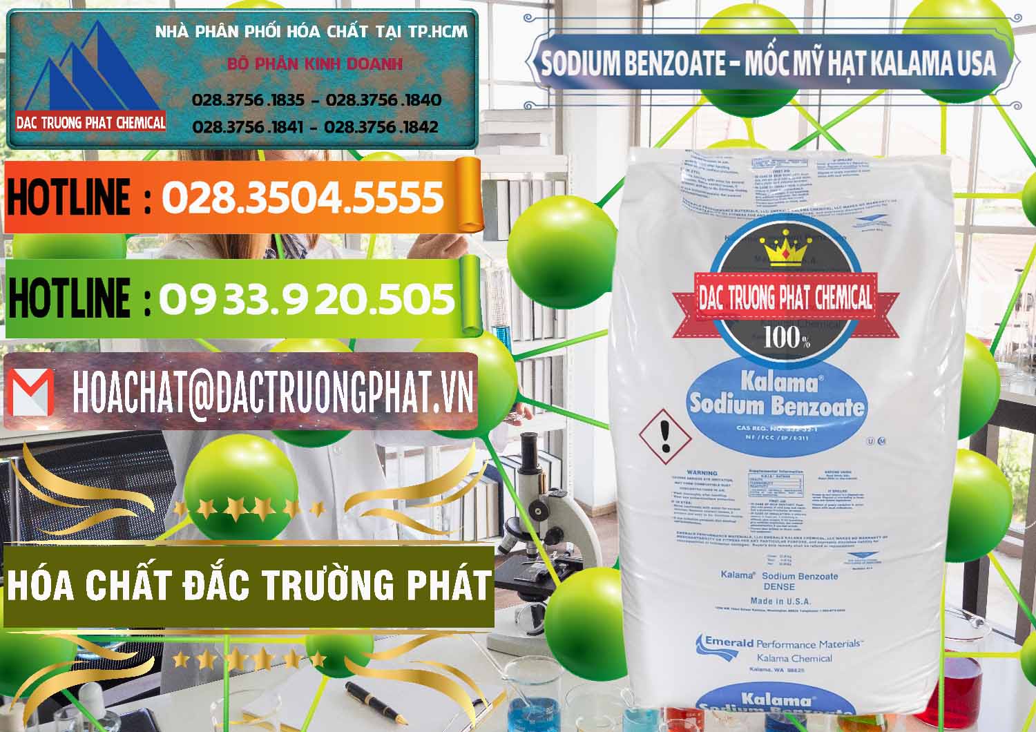 Bán _ cung ứng Sodium Benzoate - Mốc Hạt Kalama Food Grade Mỹ Usa - 0137 - Nơi chuyên phân phối - bán hóa chất tại TP.HCM - cungcaphoachat.com.vn