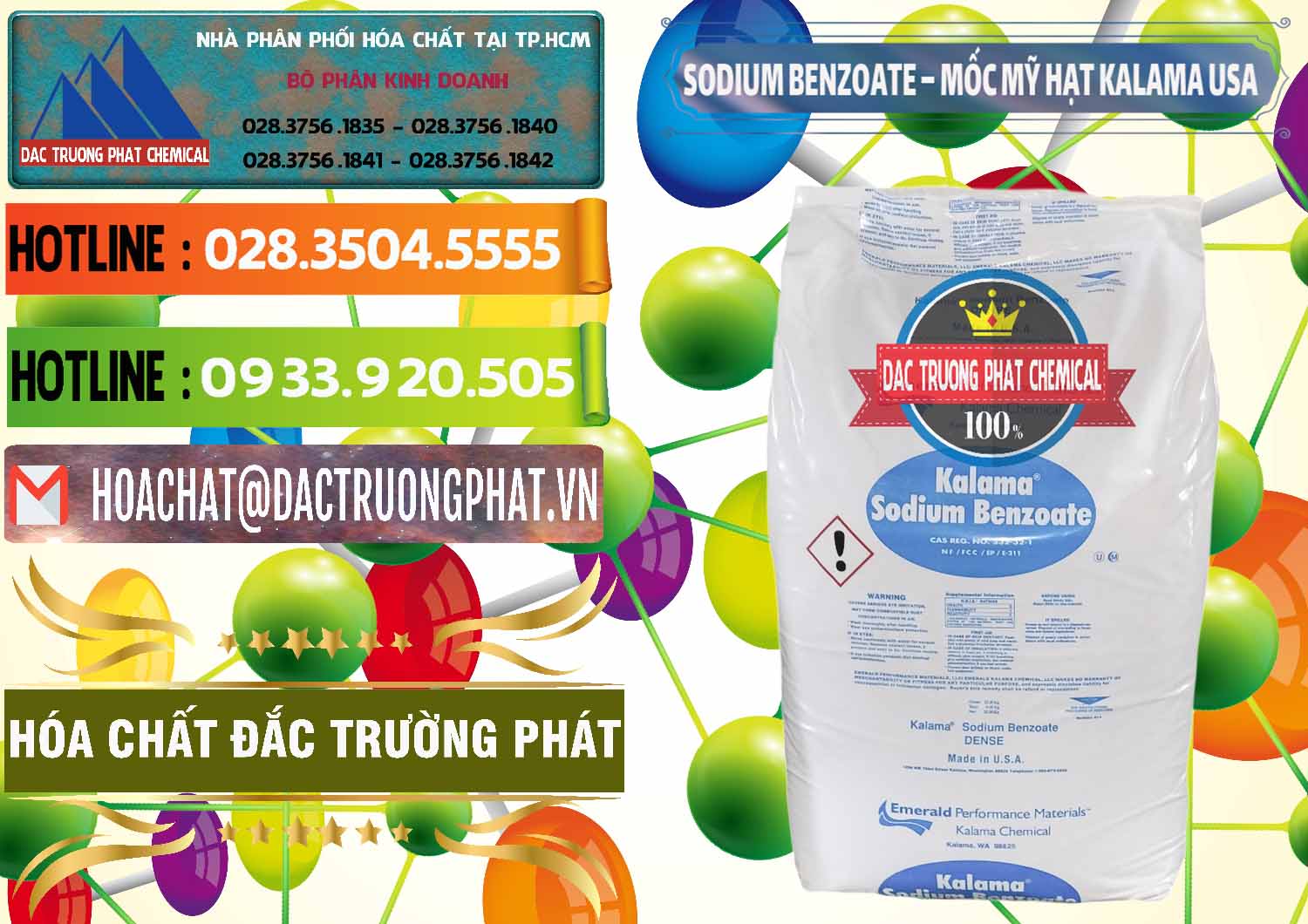 Cty cung cấp và bán Sodium Benzoate - Mốc Hạt Kalama Food Grade Mỹ Usa - 0137 - Chuyên bán & phân phối hóa chất tại TP.HCM - cungcaphoachat.com.vn