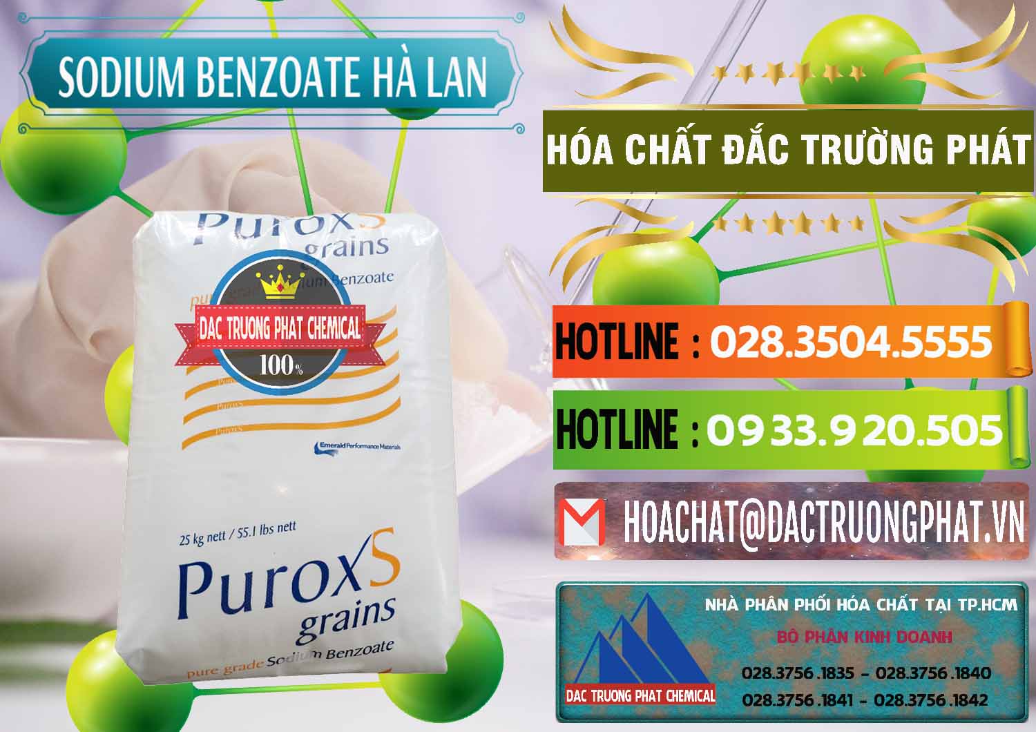 Cty chuyên nhập khẩu ( bán ) Sodium Benzoate - Mốc Bột Puroxs Hà Lan Netherlands - 0467 - Cty chuyên cung ứng ( phân phối ) hóa chất tại TP.HCM - cungcaphoachat.com.vn